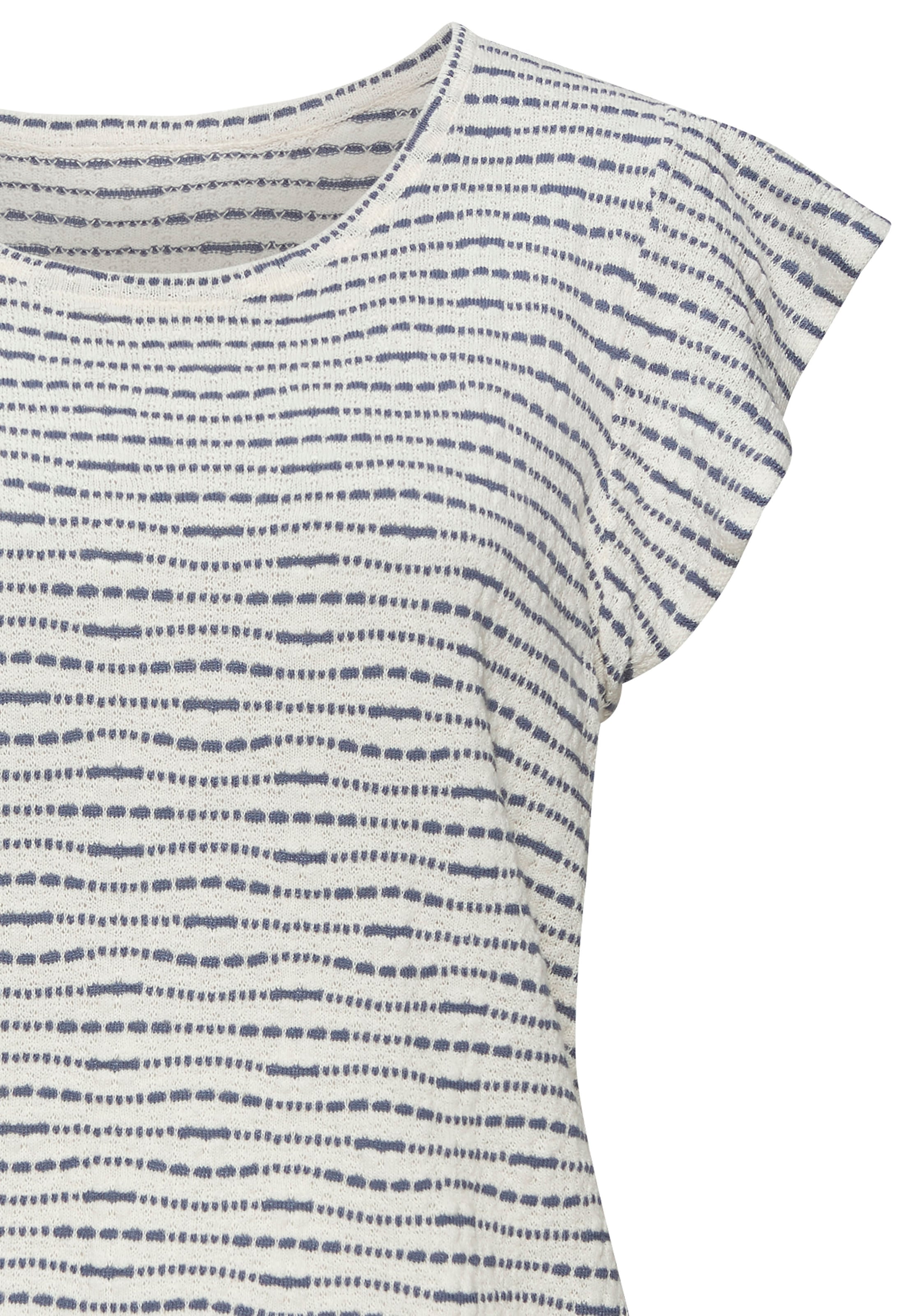 Vivance Rundhalsshirt »mit Flügelärmelchen«, aus leichter Feinstrickqualität