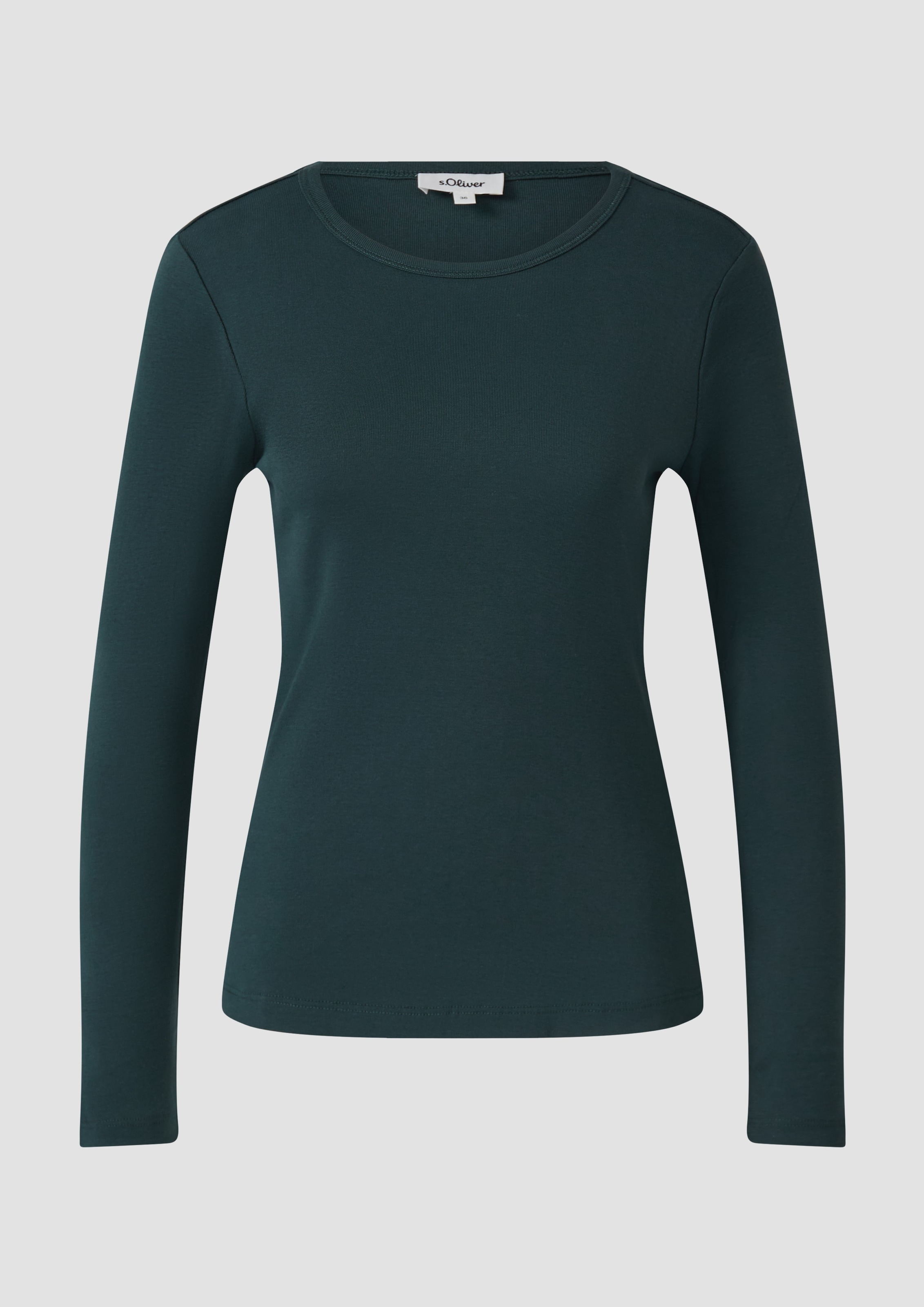 s.Oliver T-shirt à manches longues mit U-Boot-Ausschnitt