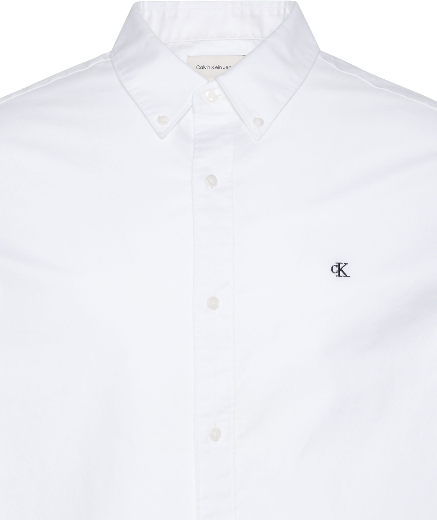 Calvin Klein Jeans Chemise à manches longues Button-Down-Kragen, Baumwoll-Stretch