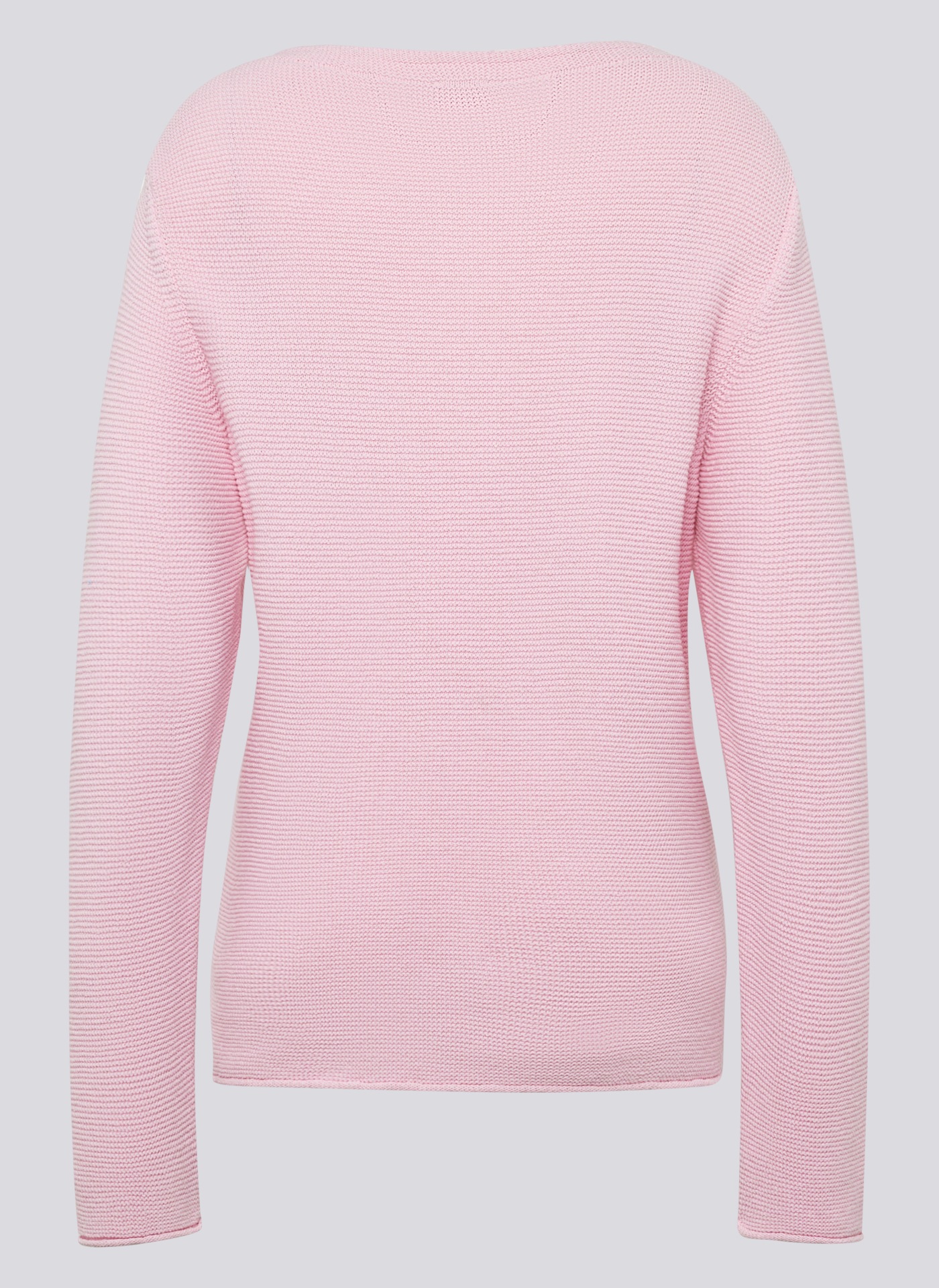 Rabe Pull à col rond , in Struktur-Optik
