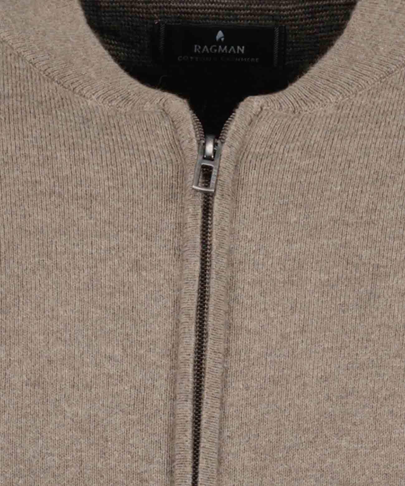 RAGMAN Strickfleecejacke