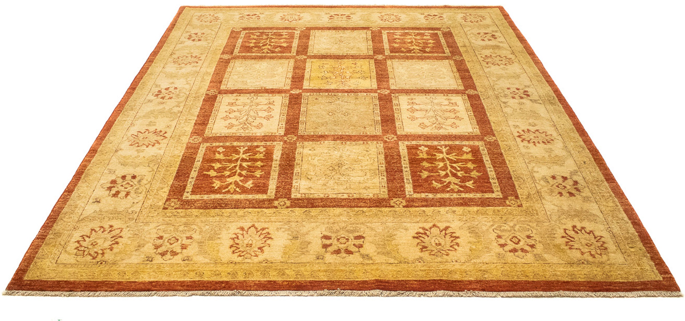 Image of morgenland Orientteppich »Ziegler - 252 x 197 cm - rost«, rechteckig, 6 mm Höhe, Wohnzimmer, Handgeknüpft, Einzelstück mit Zertifikat bei Ackermann Versand Schweiz