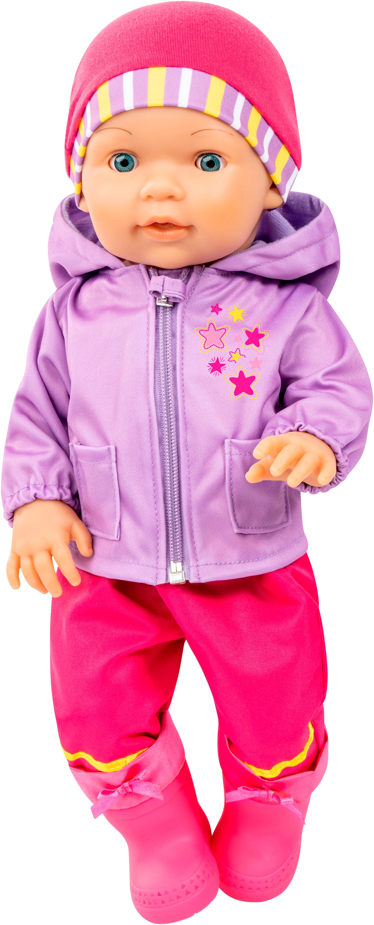 Bayer Puppenkleidung »Regen-Set pink/lila«