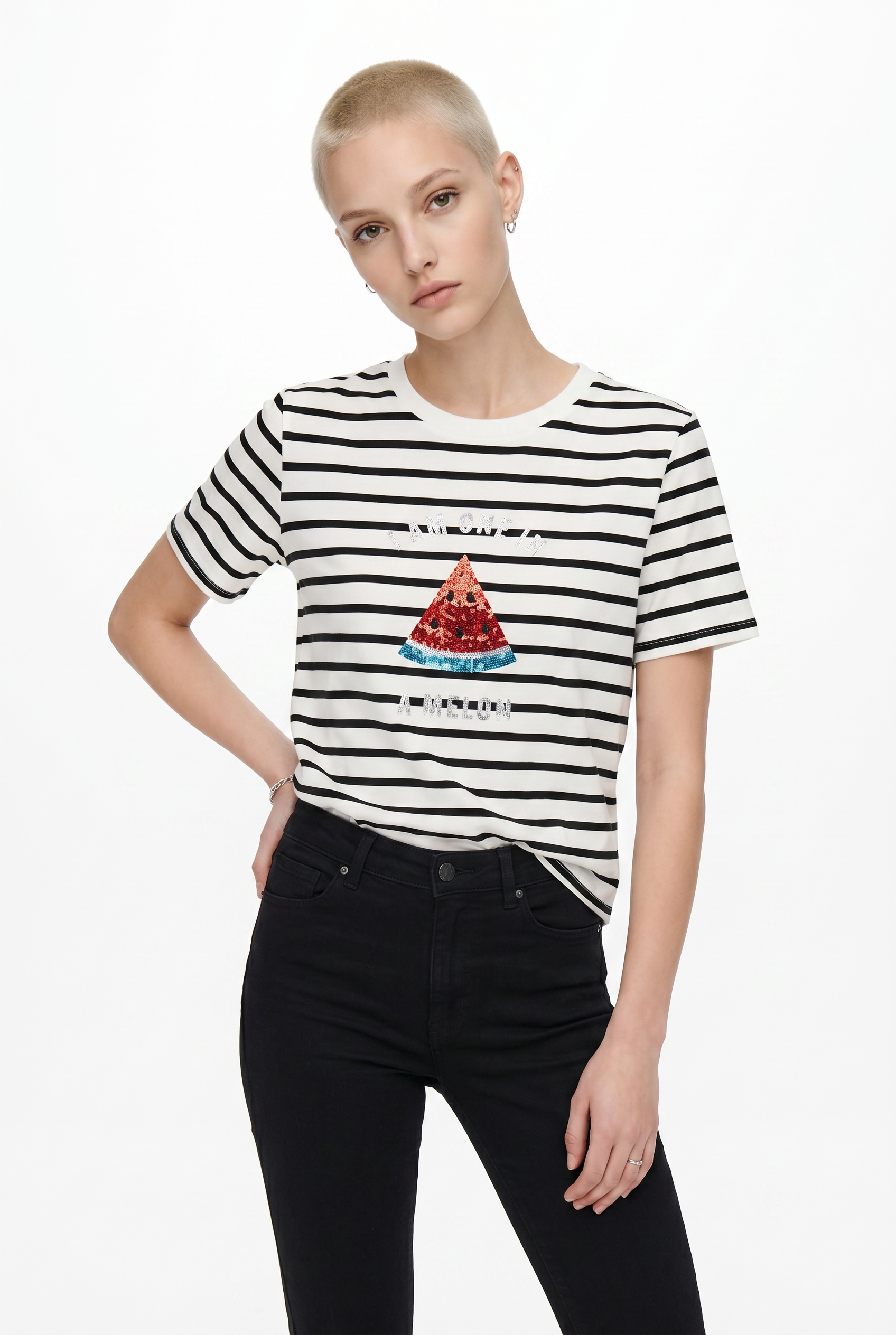ONLY T-shirt à manches courtes »ONLKITA S/S TEE JRS NOOS« Baumwolle, regular fit