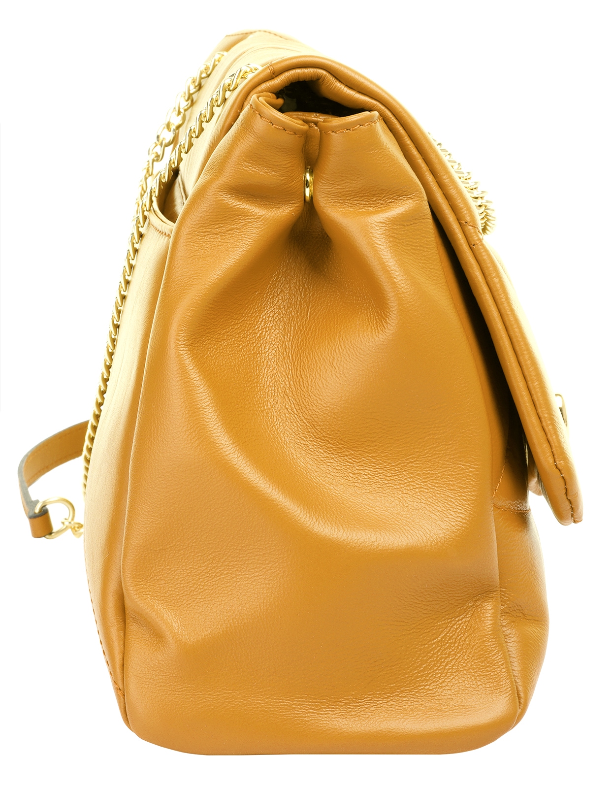 Cluty Umhängetasche, echt Leder, Made in Italy