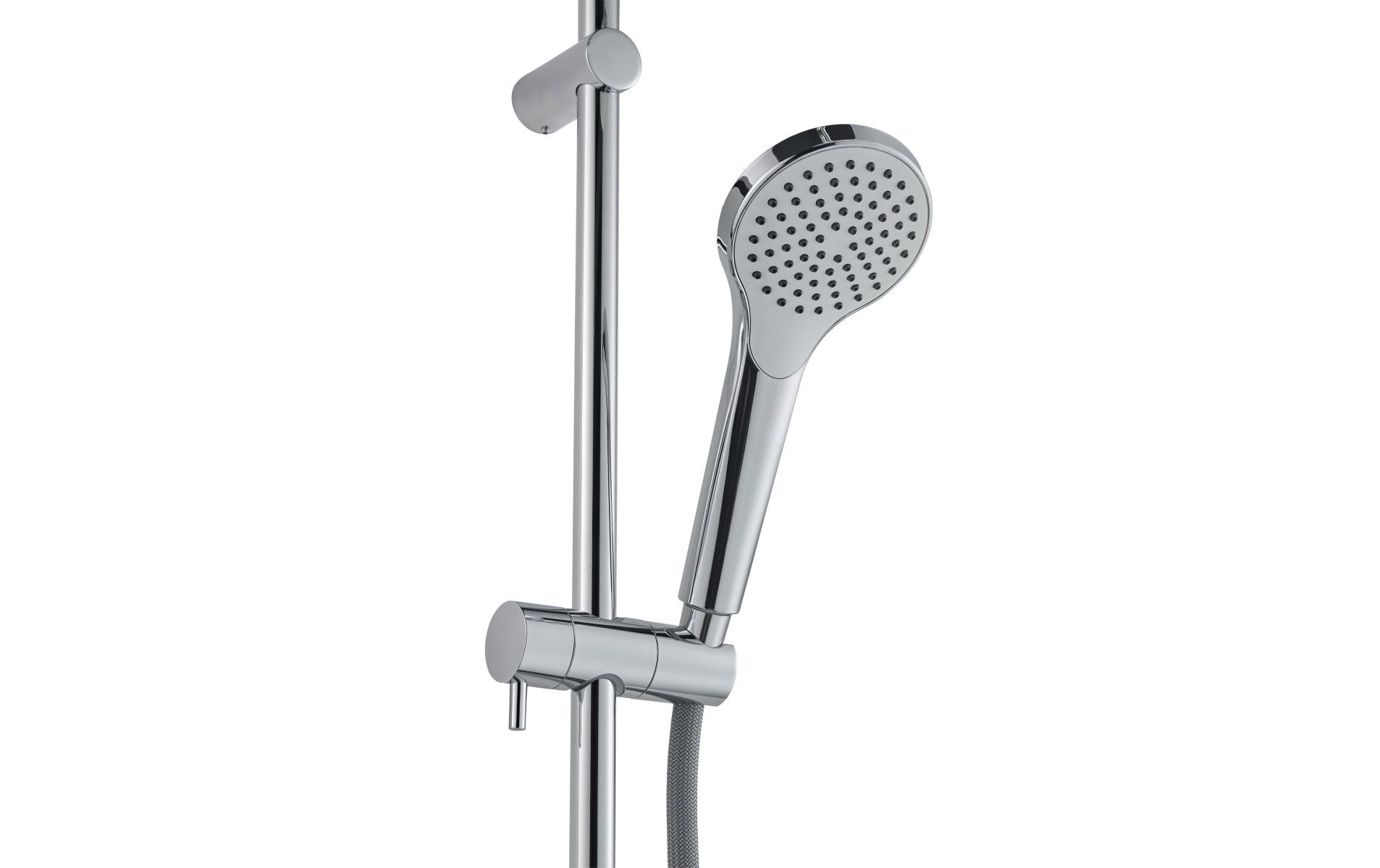 diaqua® Duschsystem »EXCLUSIVE, Fano« Verchromtes Duschsystem, 113 cm, 1 Jet/Jets, 76