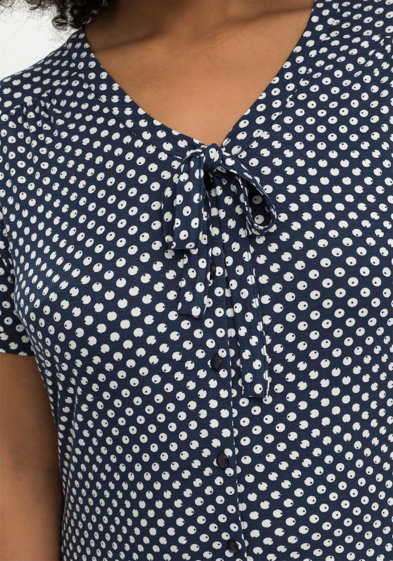sheego by Joe Browns Kurzarmshirt »Blusenshirt«, (1 tlg.)