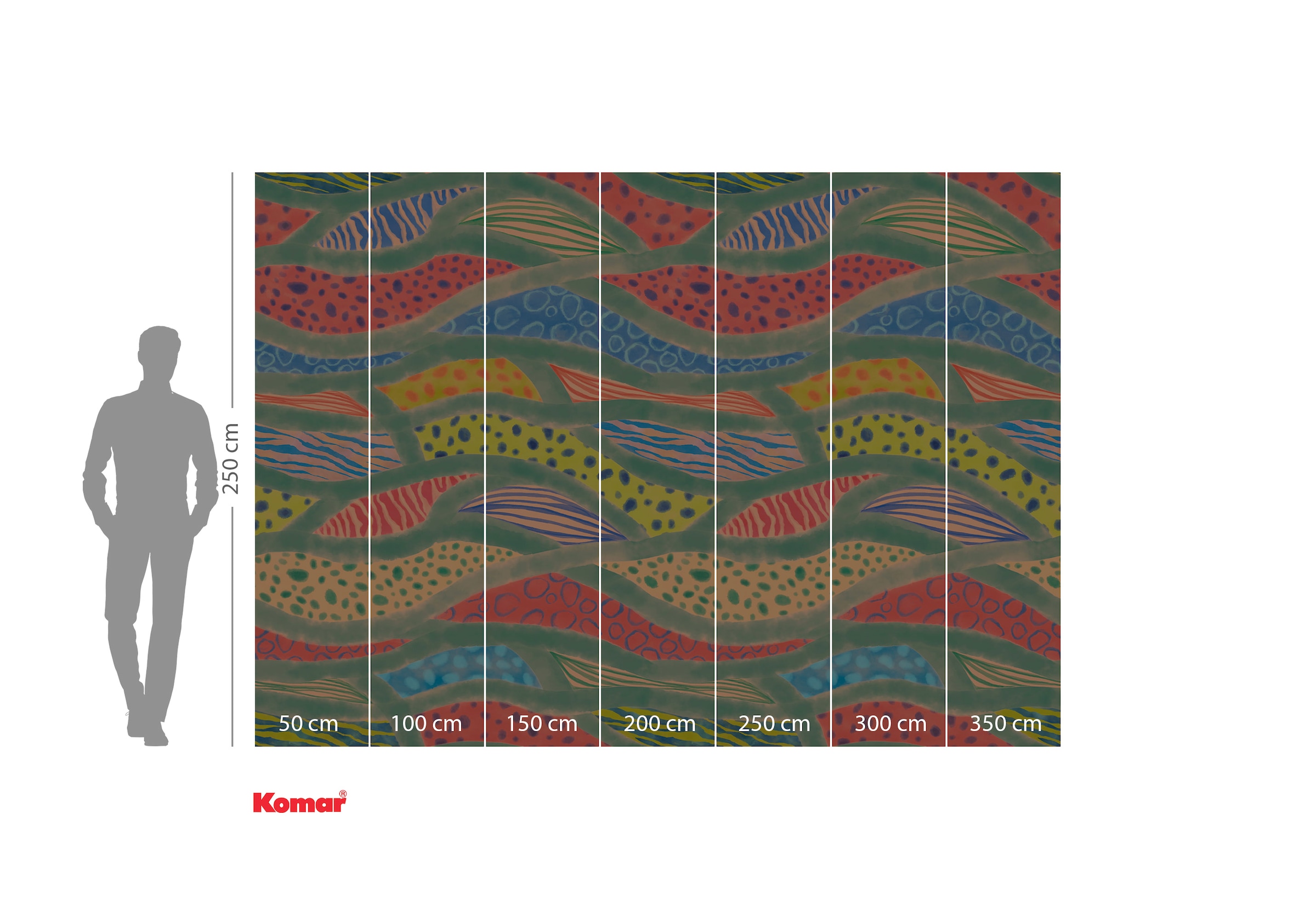 Komar Papier peint photo »Komar Vlies Fototapete - Wave Symphony - Grösse 350 x 250 cm« imprimé