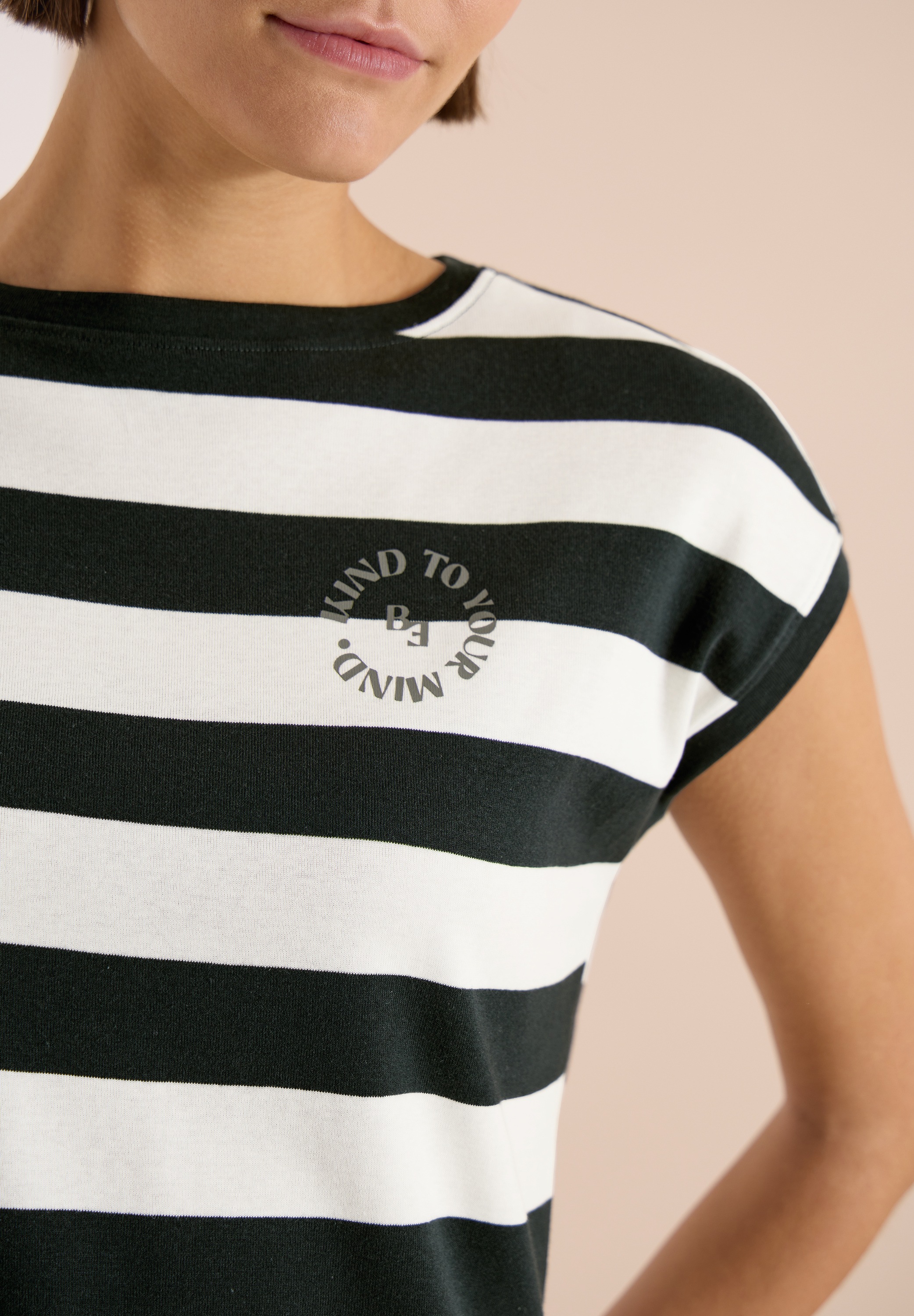 Image of Cecil T-Shirt Mit Printdetail
