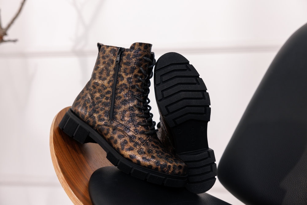 Remonte Schnürstiefelette  Schnürboots, Stiefelette, Profilsohle, mit Glitzer-Schnürsenkel