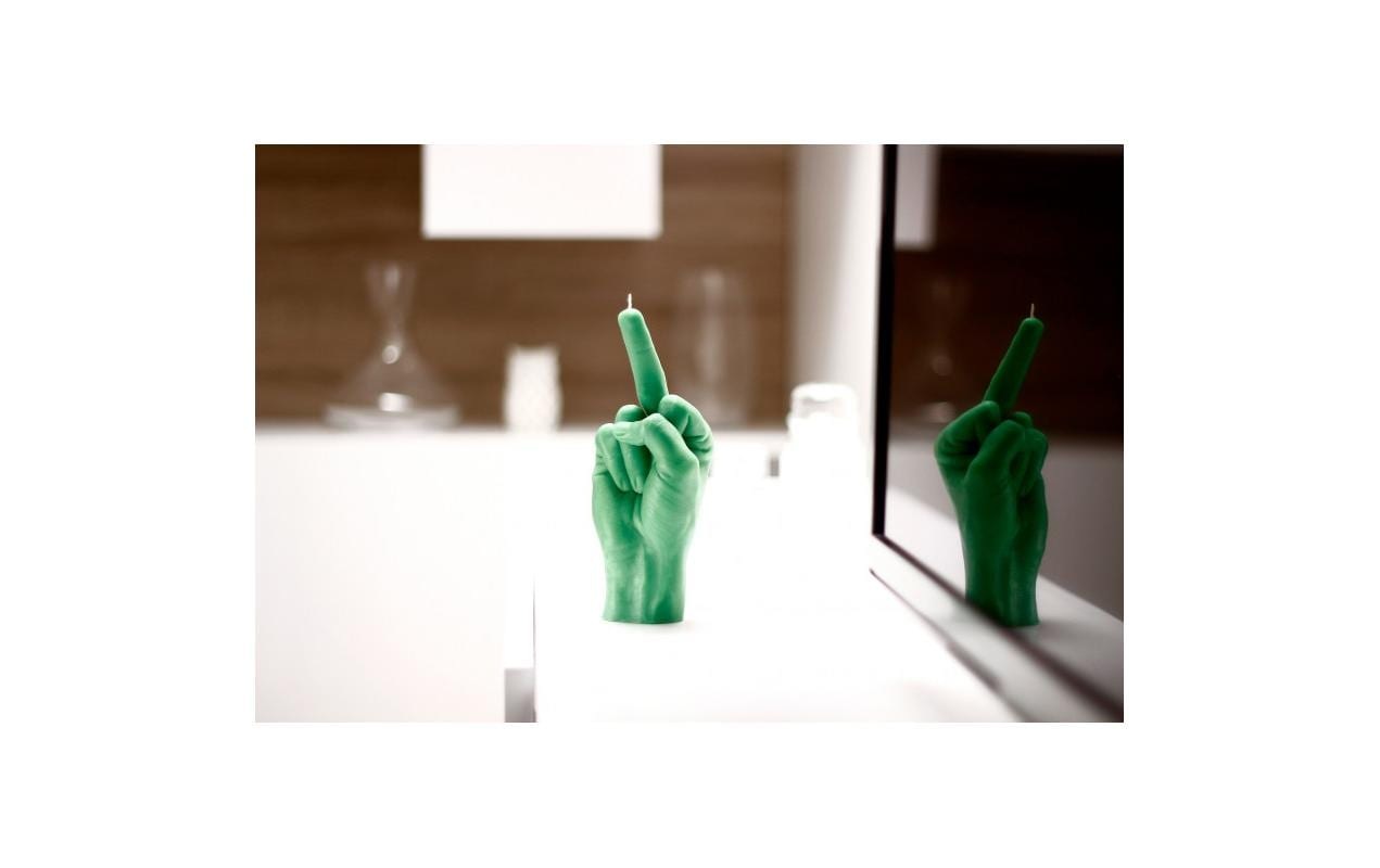 Formkerze »Mandatus Candle Hand F*ck you«