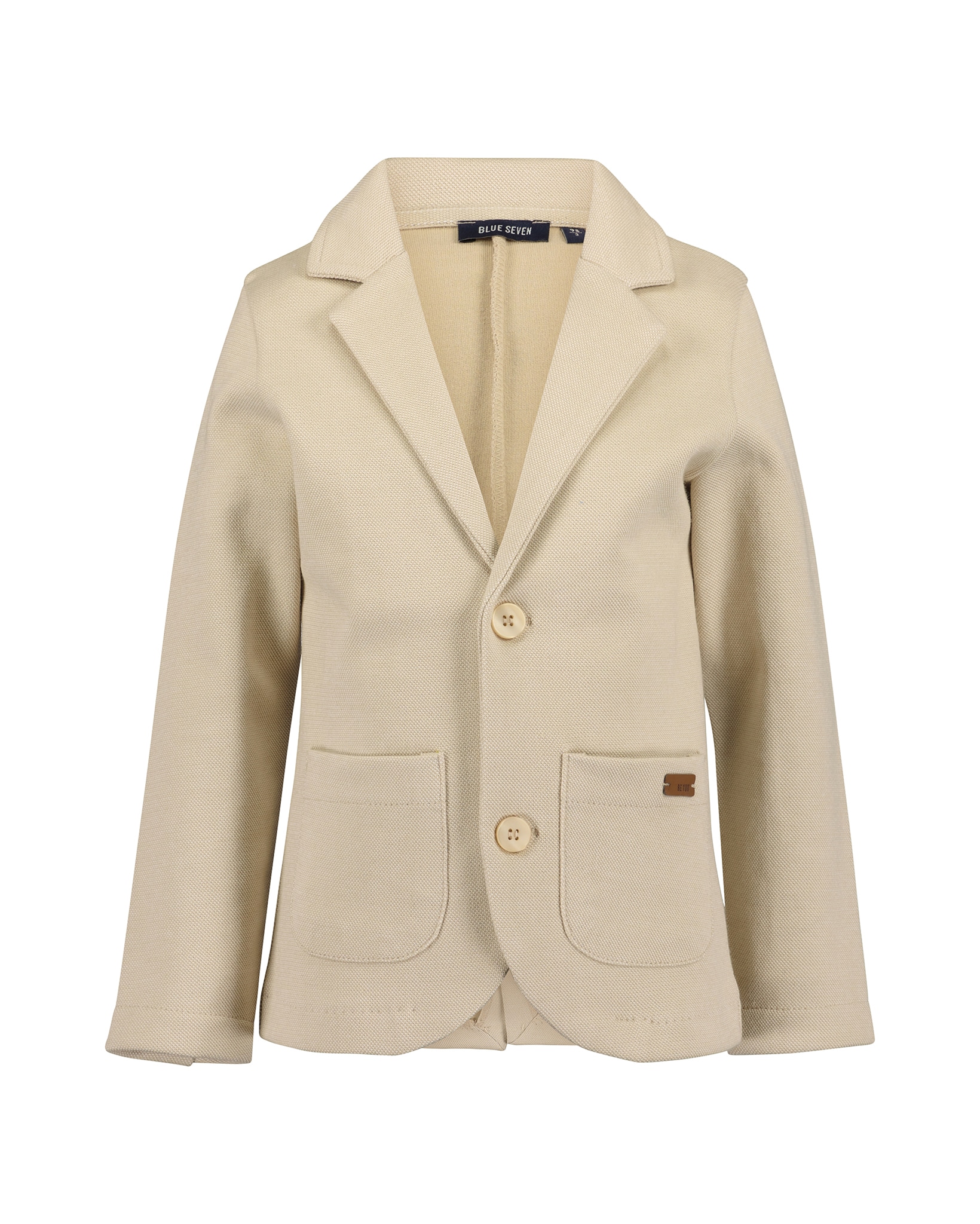 Image of Blue Seven Sweatjacke Sweatblazer, Einreiher mit Reversekragen