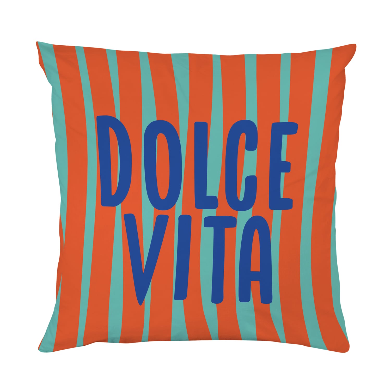 Image of queence Dekokissen "Dolce Vita" Beidseitig bedruckte Kissenhülle, Kissen 40x40cm, inkl. Reissverschluss