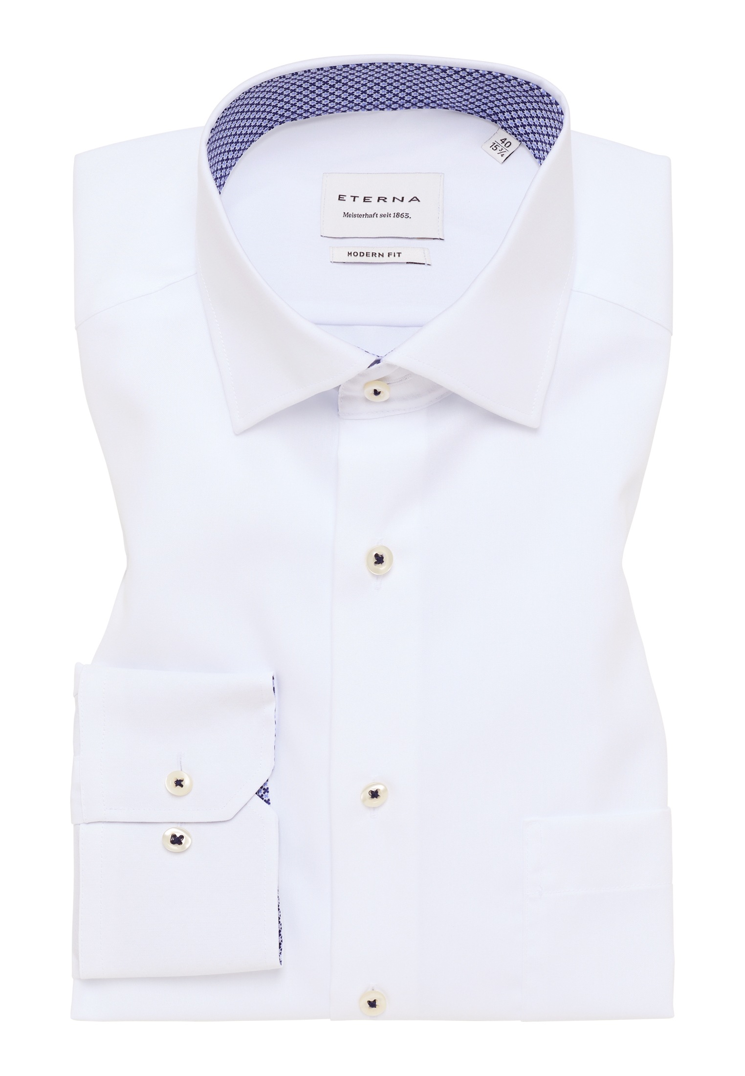 Eterna Chemise à manches longues »MODERN FIT« NON IRON (bügelfrei)