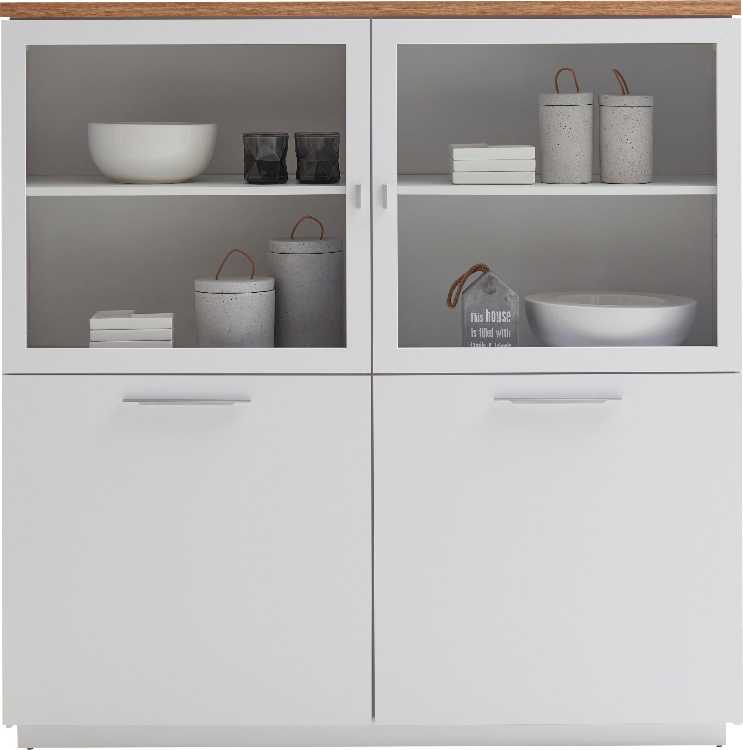 Image of FMD Highboard, Höhe 138 cm bei Ackermann Versand Schweiz