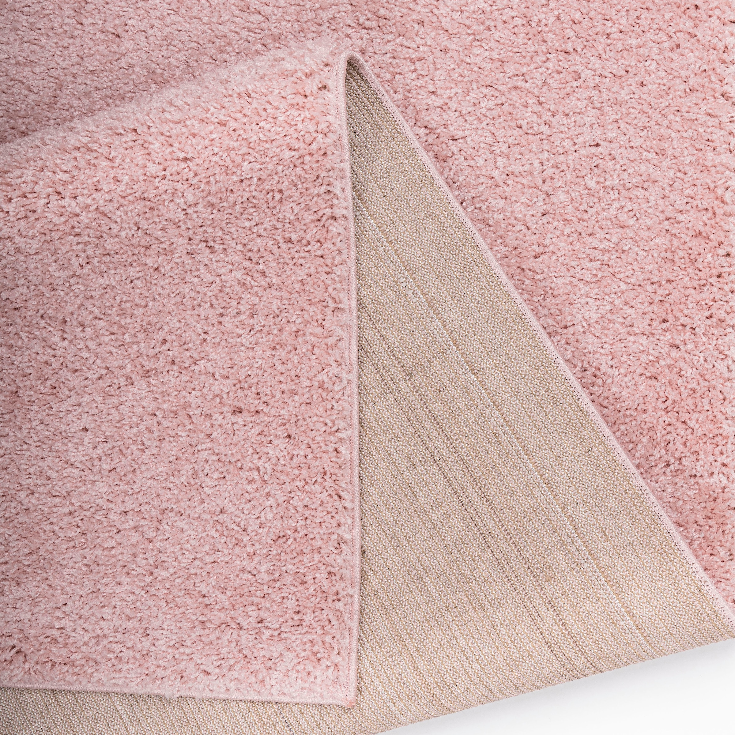 Home affaire Hochflor-Teppich »Viva«, rechteckig, 45 mm Höhe, Uni Farben, einfarbig, besonders weich und kuschelig
