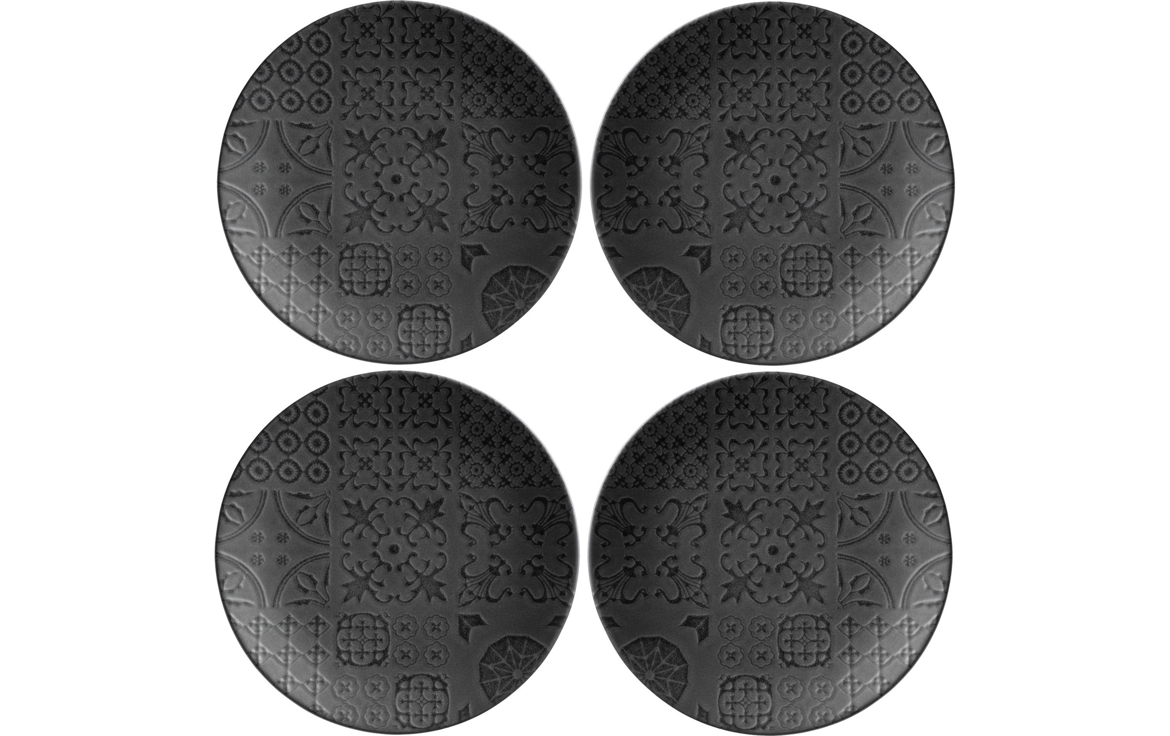 Image of MÄSER Speiseteller "Tiles flach, 27 cm, 4 Stück"