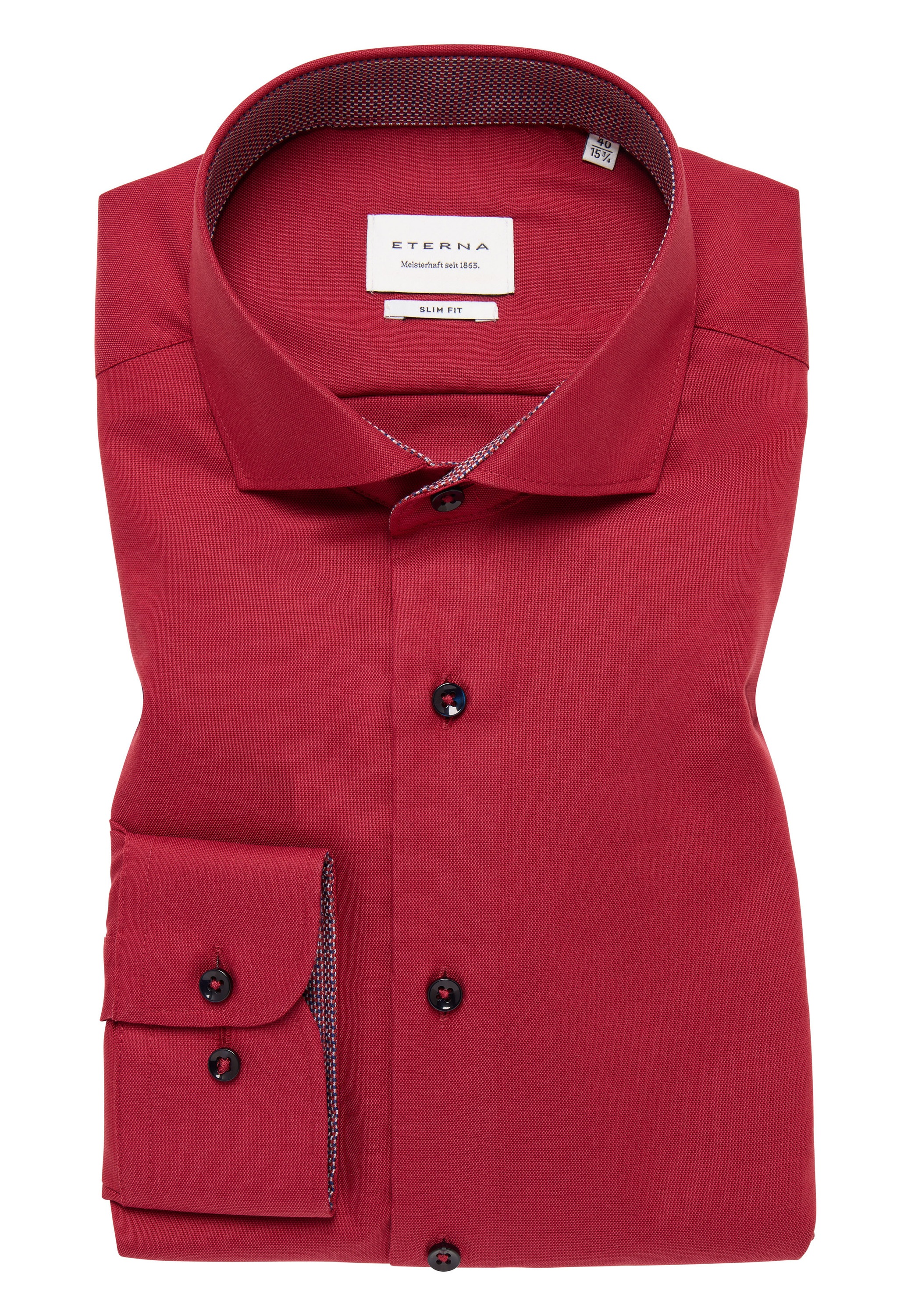Eterna Langarmhemd »SLIM FIT« NON IRON (bügelfrei)