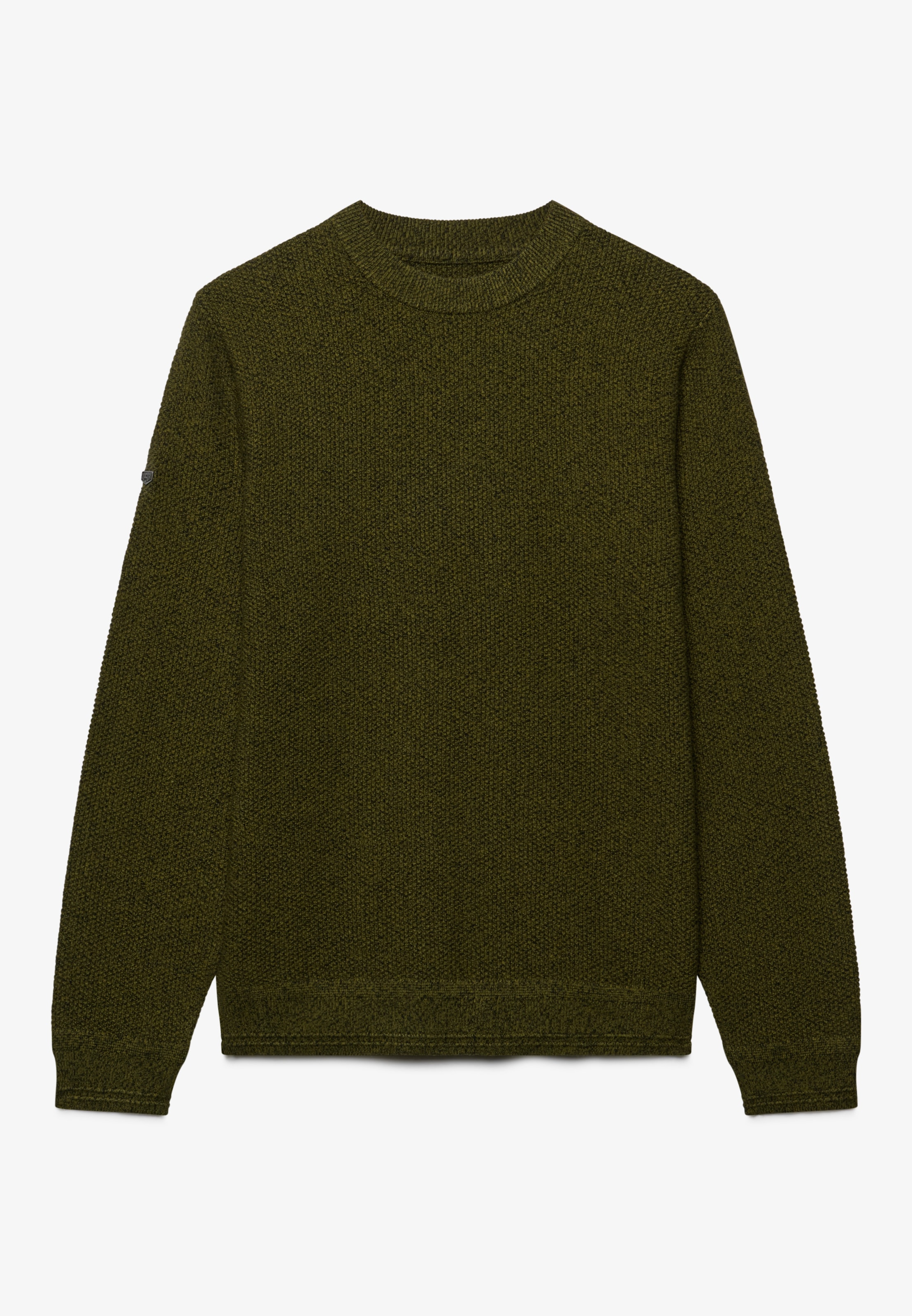 Superdry Pull à col rond »TEXTURE KNIT JUMPER« Baumwolle, regular fit