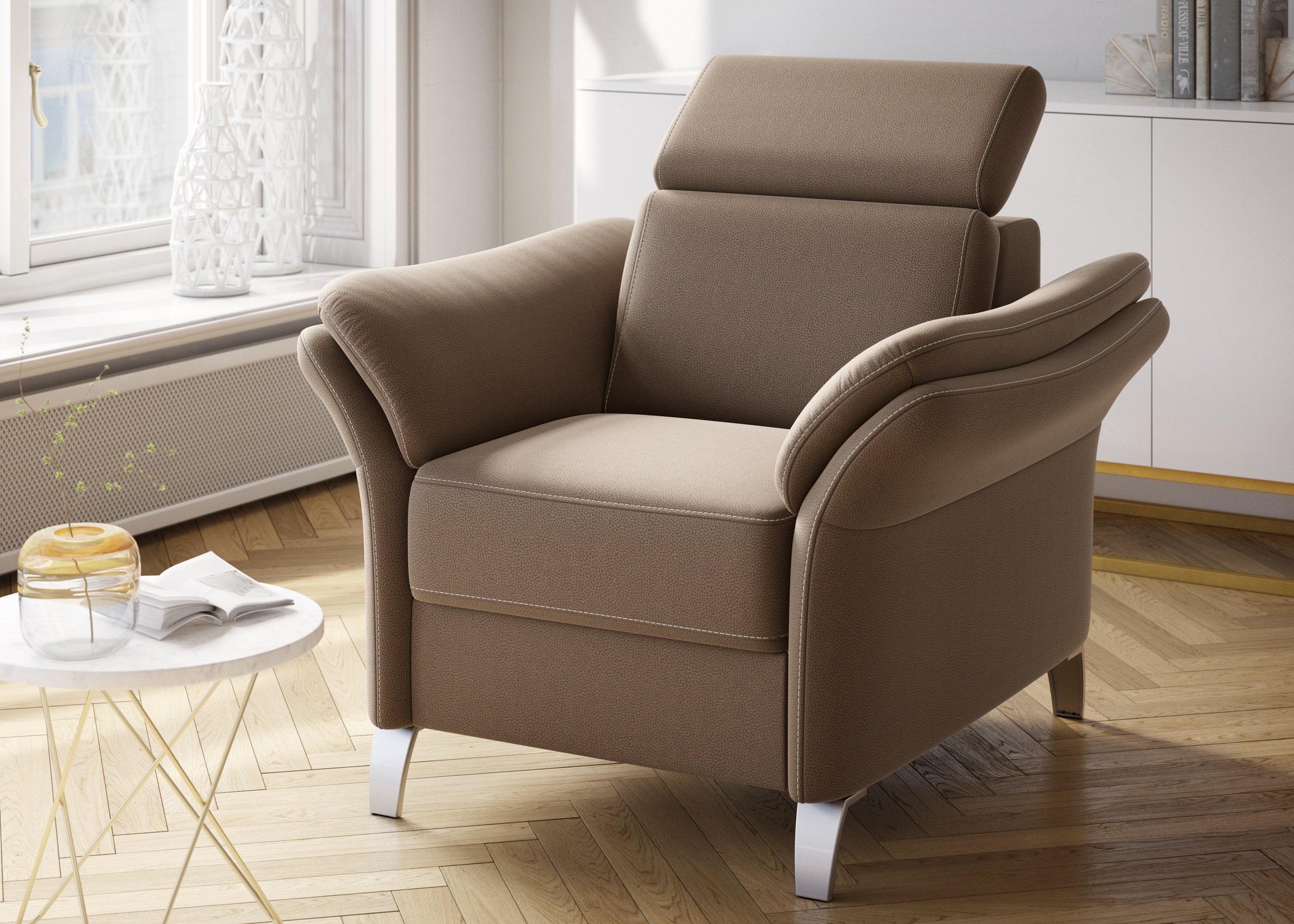 Image of sit&more Sessel "Vincenzo" inklusive Kopfteilverstellung
