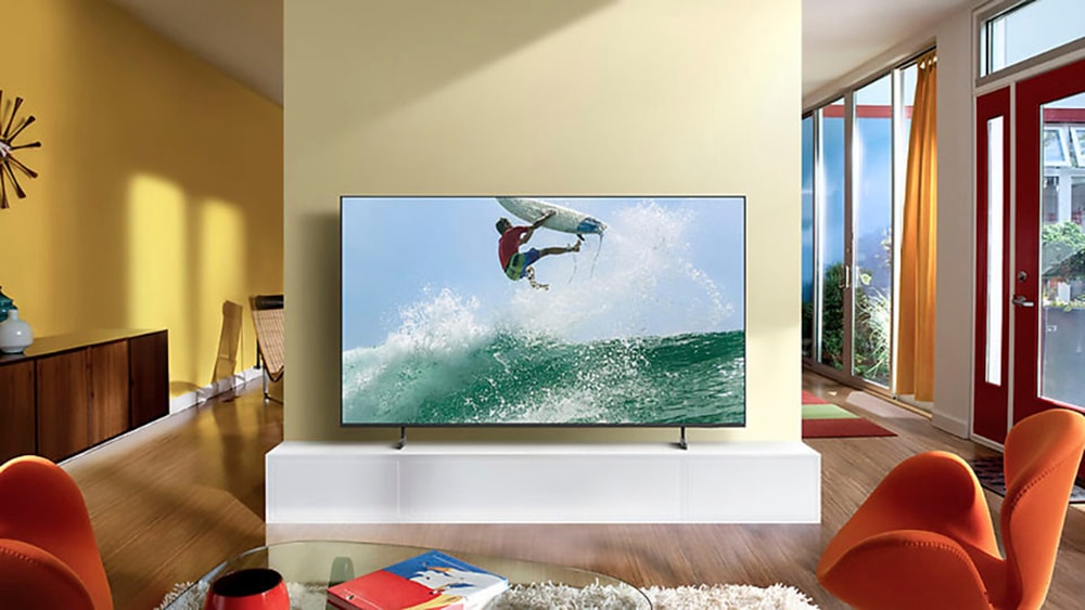 Samsung LED-Fernseher »GU55DU7179U«, 4K Ultra HD, Smart-TV, Crystal UHD, Q-Symphony, Dolby Surround Sound, Triple Tuner, Smart-Hub