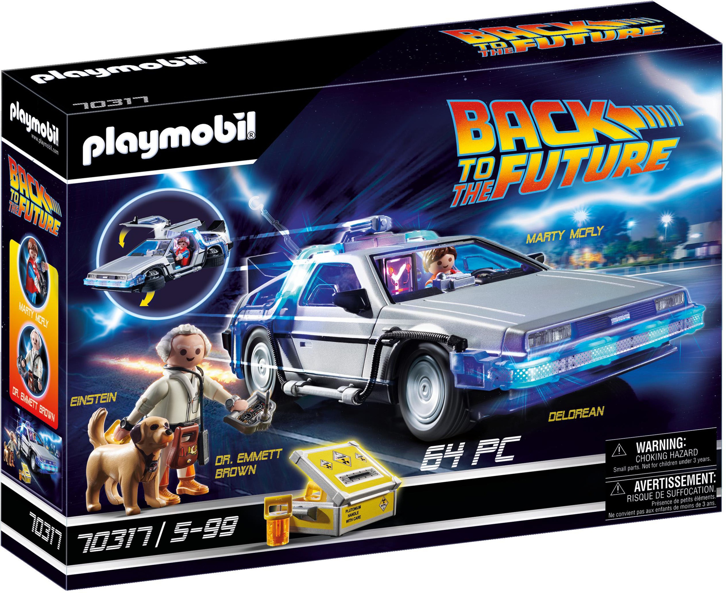 Image of Playmobil® Konstruktions-Spielset »Back to the Future DeLorean (70317),Playmobil Back to the Future«, (64 St.), Made in Germany bei Ackermann Versand Schweiz