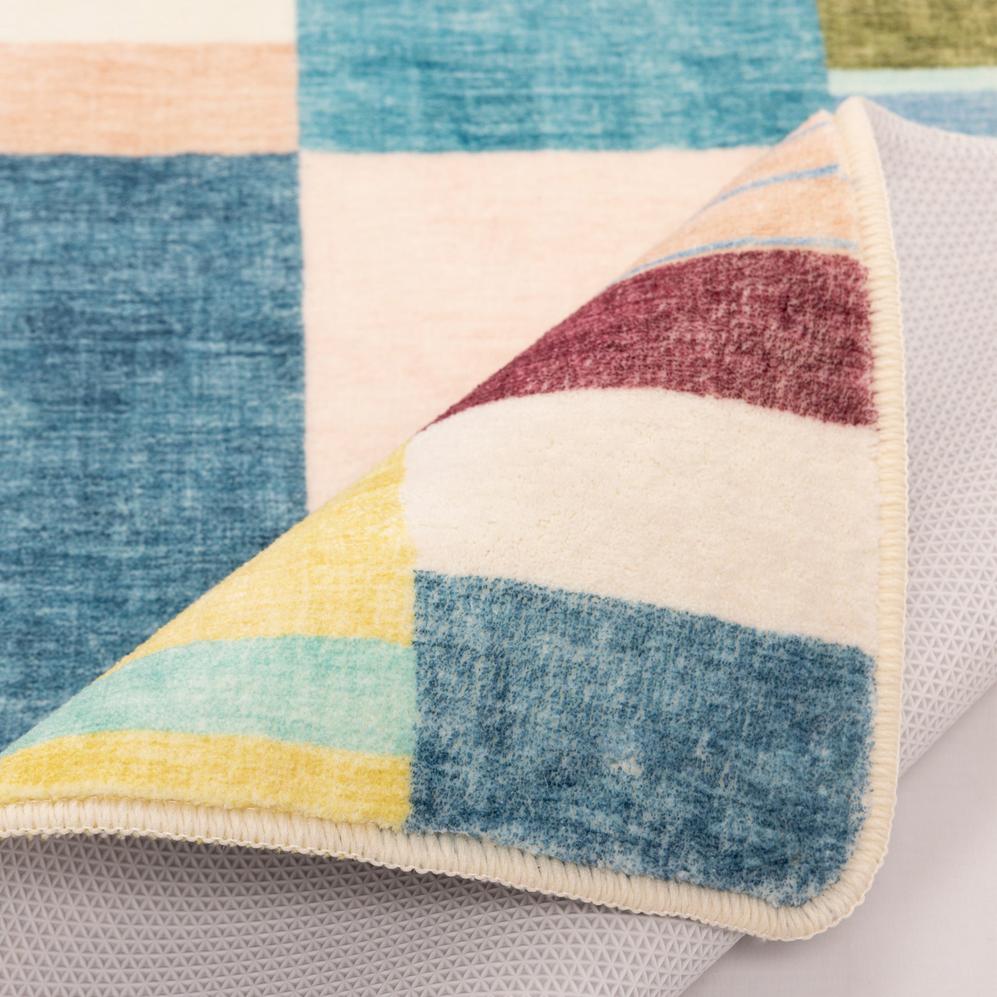 Gino Falcone Tapis de bain »Aquata GF-167, Badvorleger, Badezimmer Teppich« Höhe 7 mm revêtement antidérapant Badteppich, bedruckt, gestreift, modernes Design, rechteckig