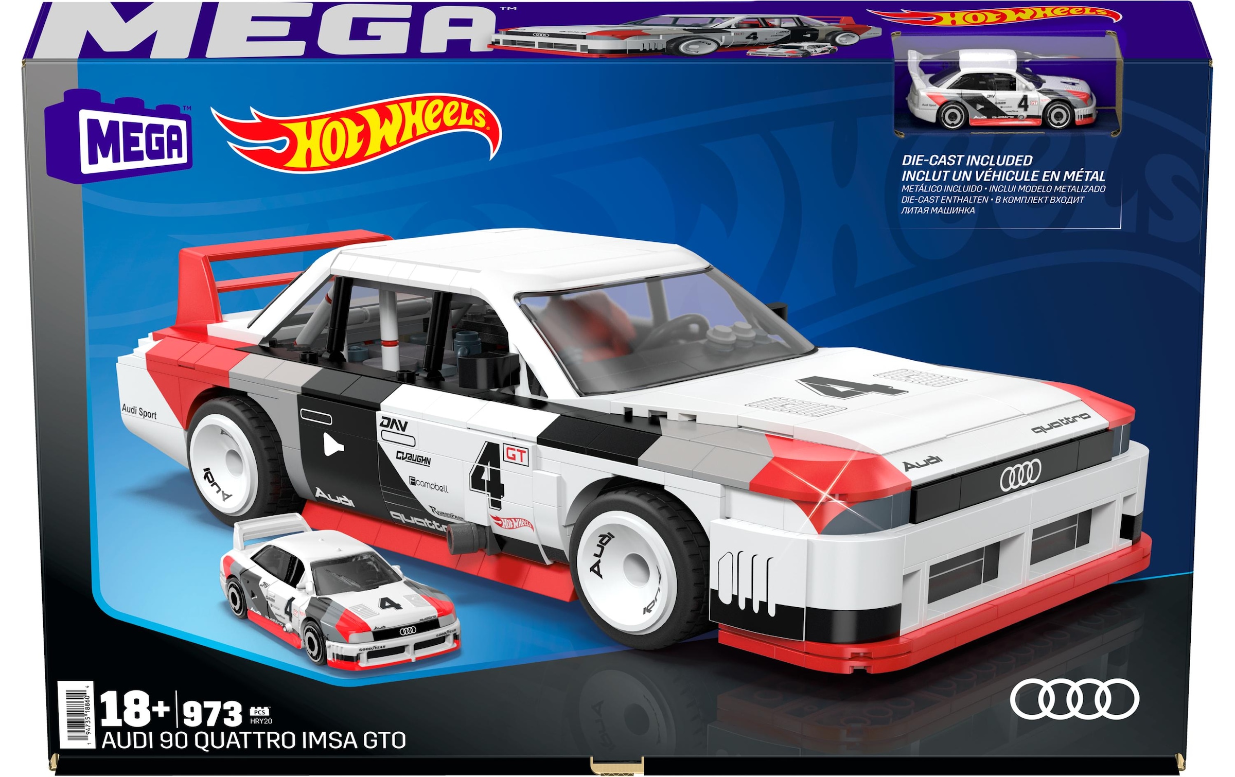 Modellauto »Hot Wheels Collector Audi«, (973 tlg.)