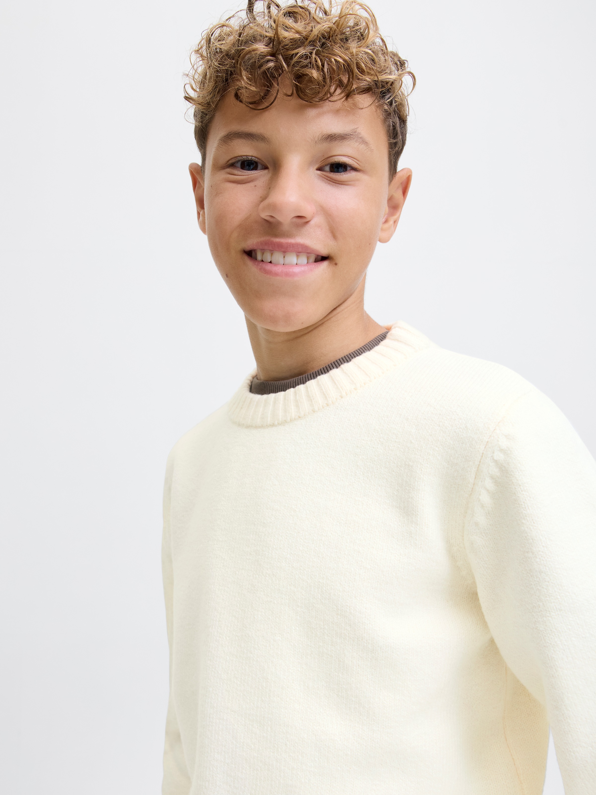 Jack & Jones Junior Rundhalspullover »JORNORREBRO KNIT CREW NECK JNR«