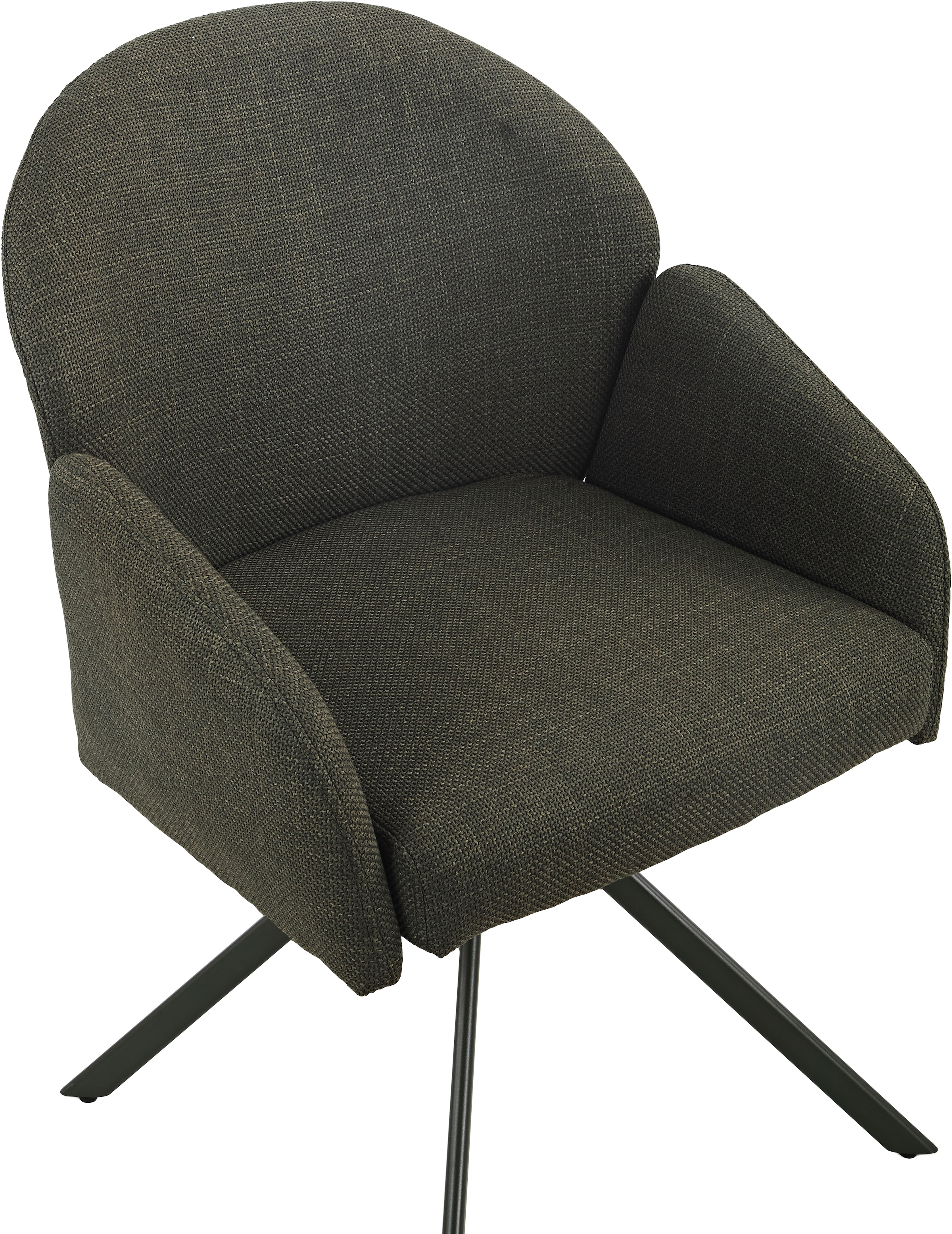 HELA Chaise avec accoudoirs »HOLLY« (Set) 1 cuis360° drehbar, Armlehnen, Gestell angepasst, Swing Back Komfortrücken