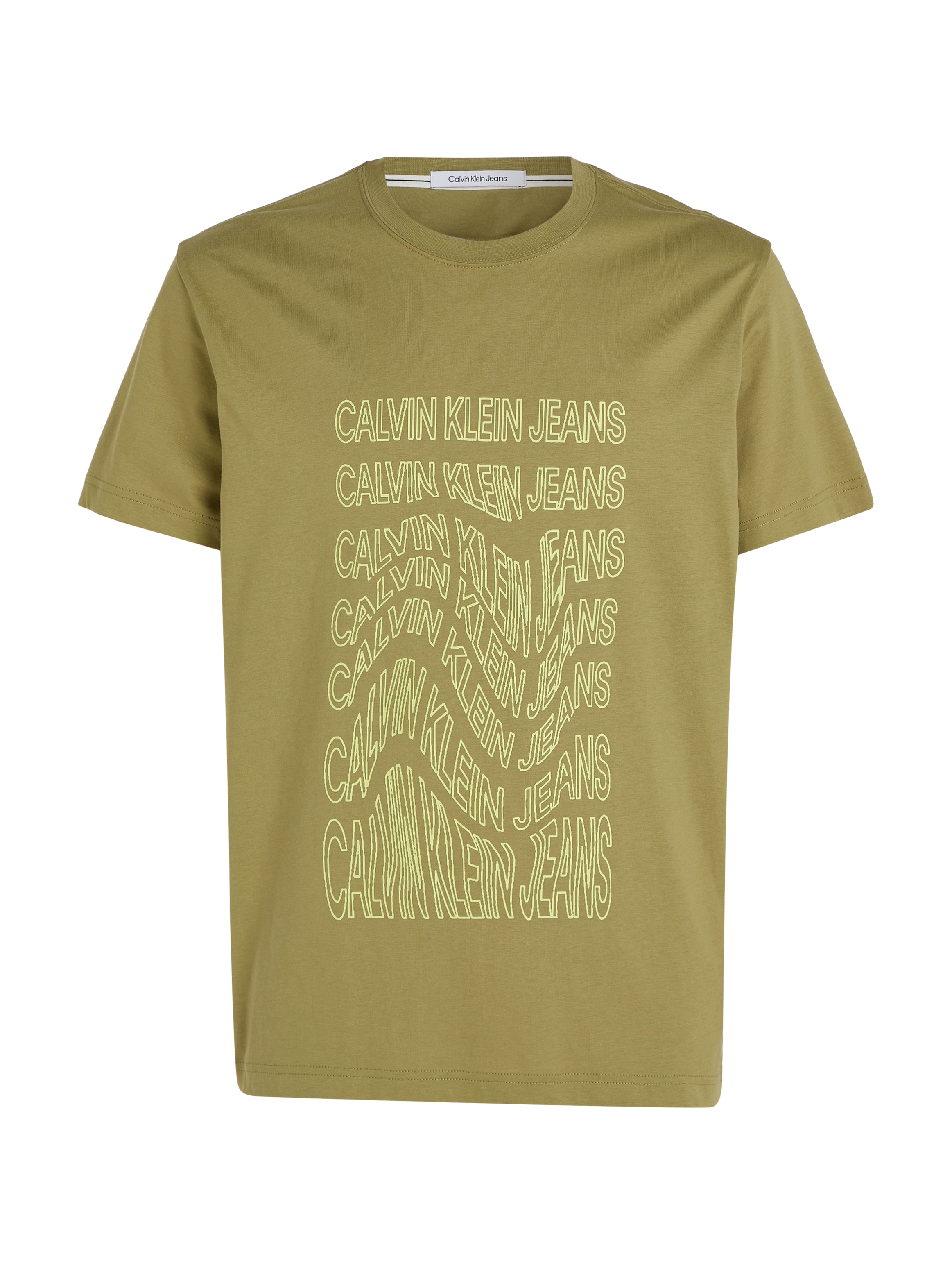 Calvin Klein Jeans T-Shirt »INSTITUTIONAL WARP TEE«, mit Logodruck