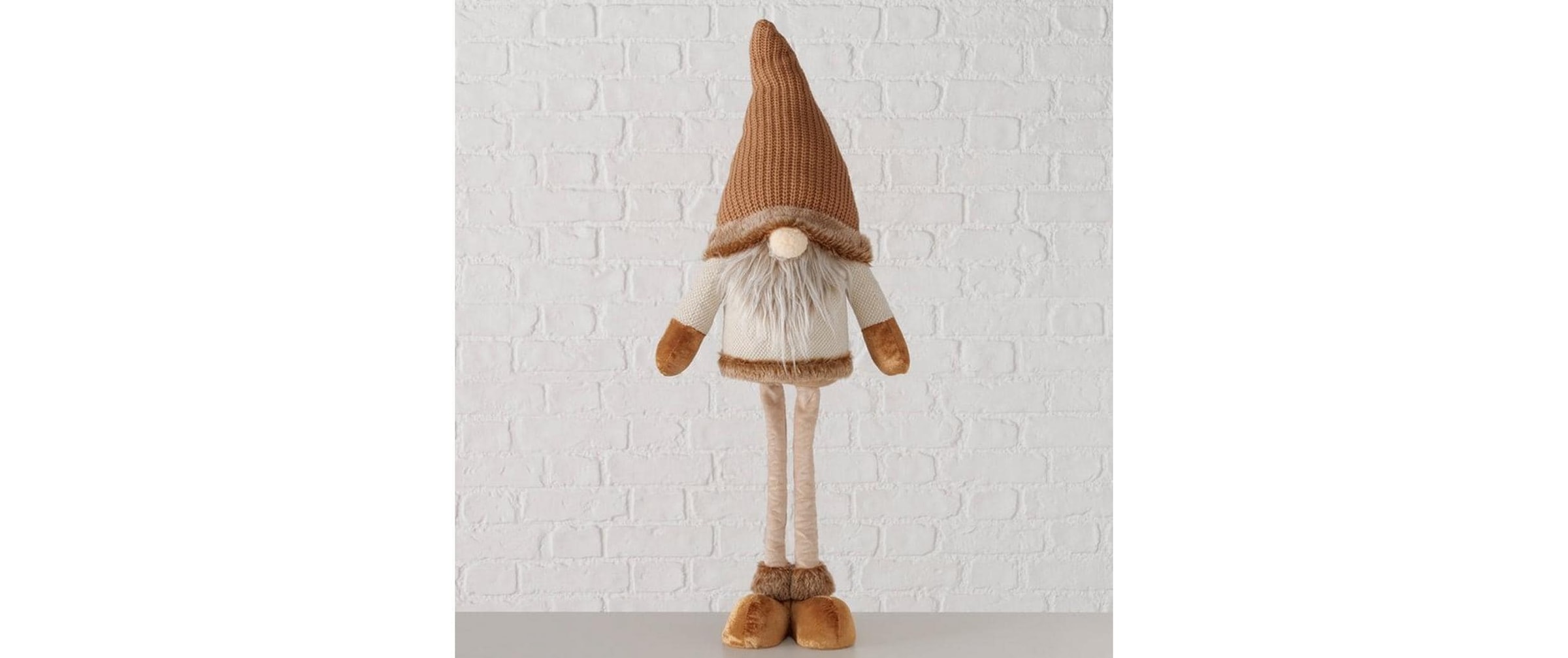BOLTZE Wichtel »Dekofigur Clayton Beige/Braun«