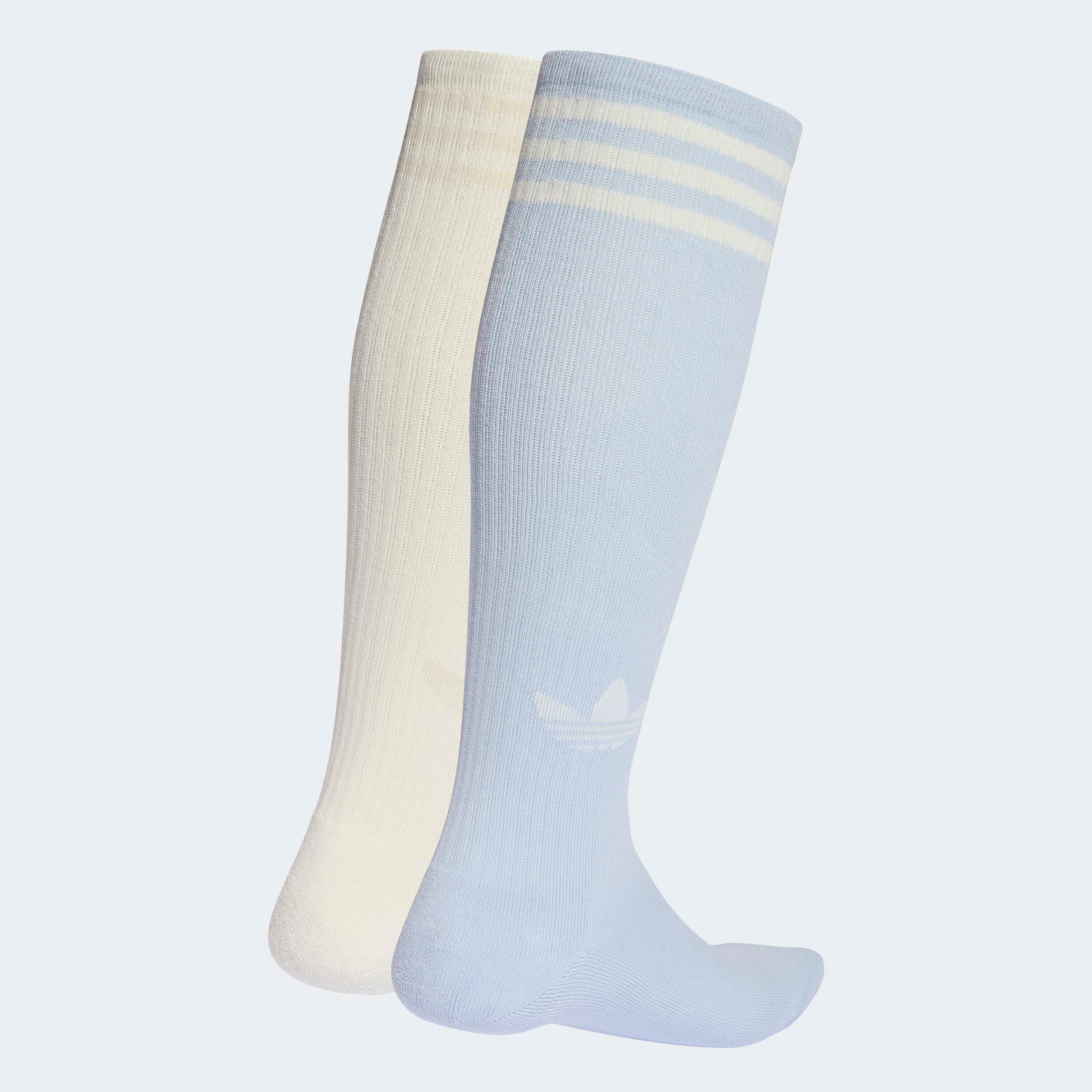 adidas Originals Sportsocken »3S KNEE S 2P« 2 Paar tlg. für sportive Aktivitäten und Laufen, vom Fussball inspirierte Details