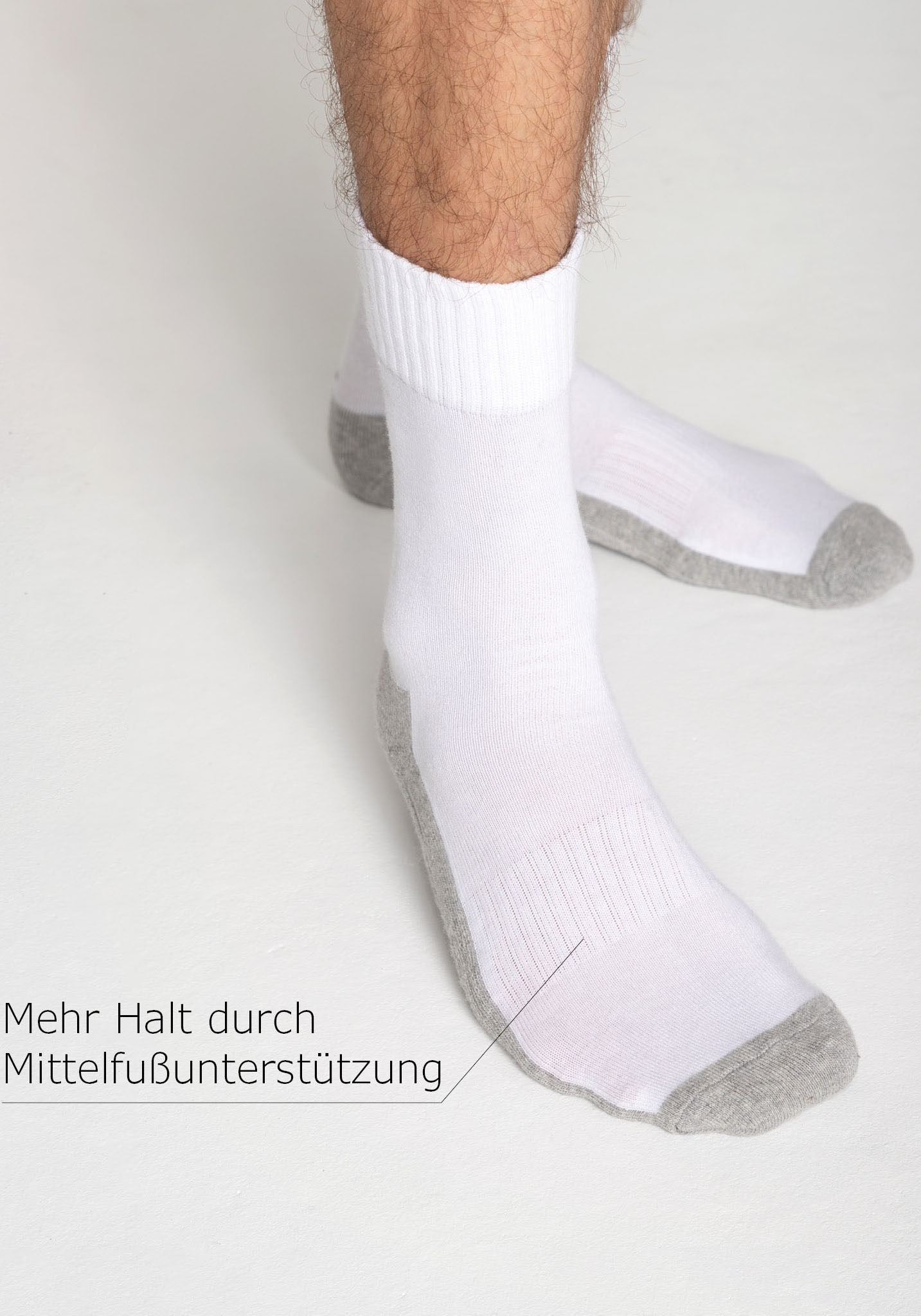 Camano Sportsocken »function«, (4 Paar), mit feuchtigkeitsregulierendem Material