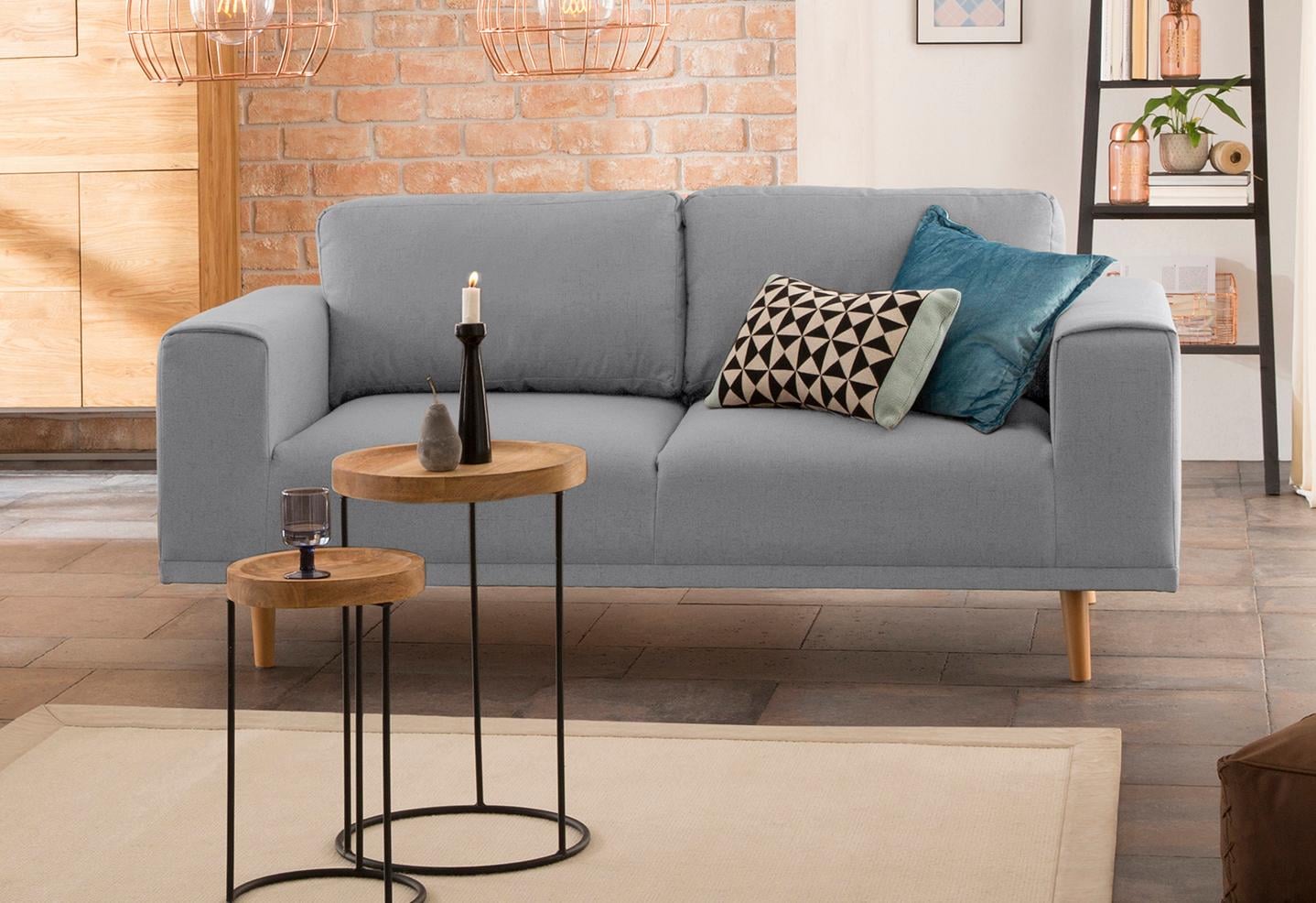 Image of Home affaire 2-Sitzer »Lasse«, im scandinavischem Stil mit Holzfüssen bei Ackermann Versand Schweiz