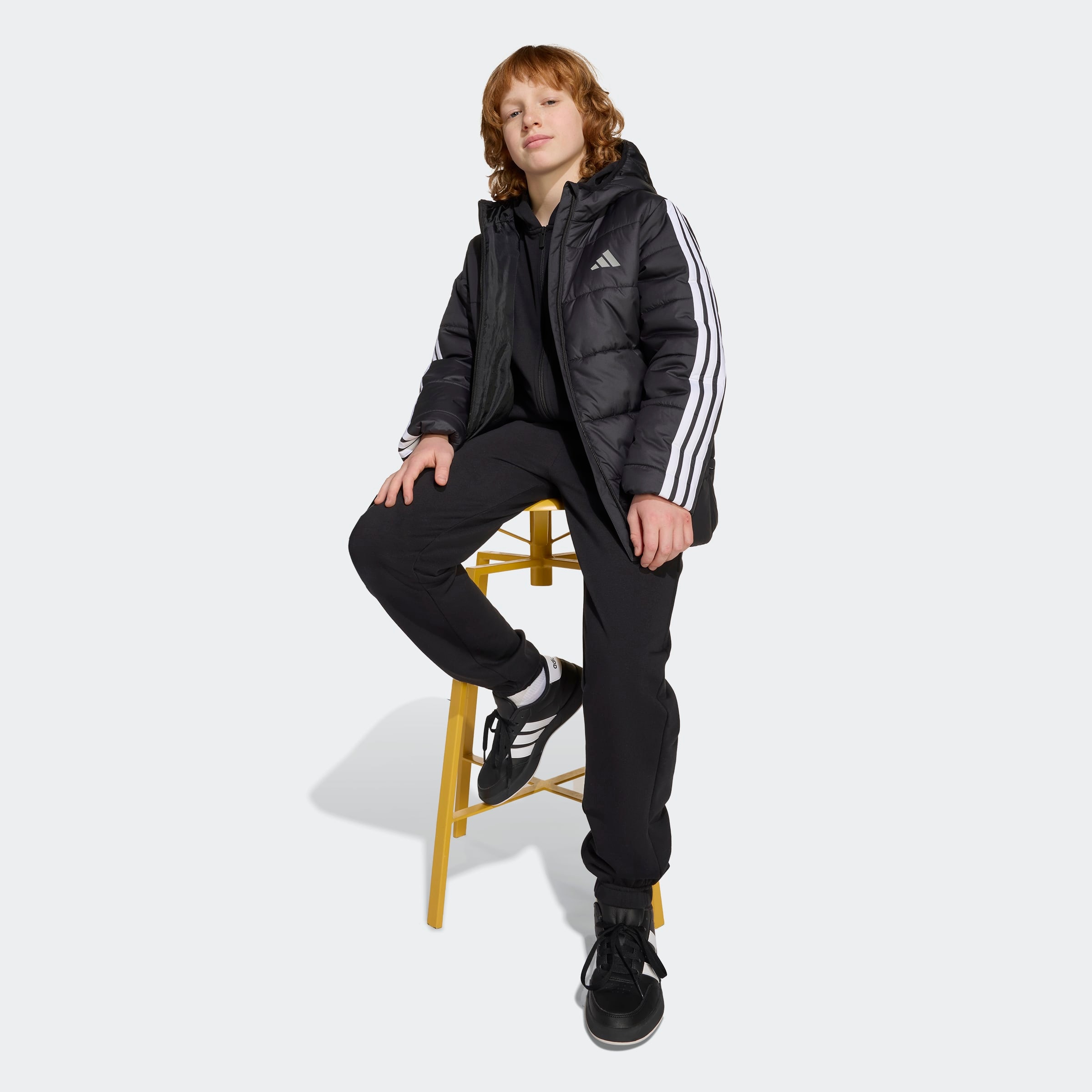 adidas Sportswear Veste d'hiver »ESSENTIALS 3-STREIFEN GEFÜTTERTE«