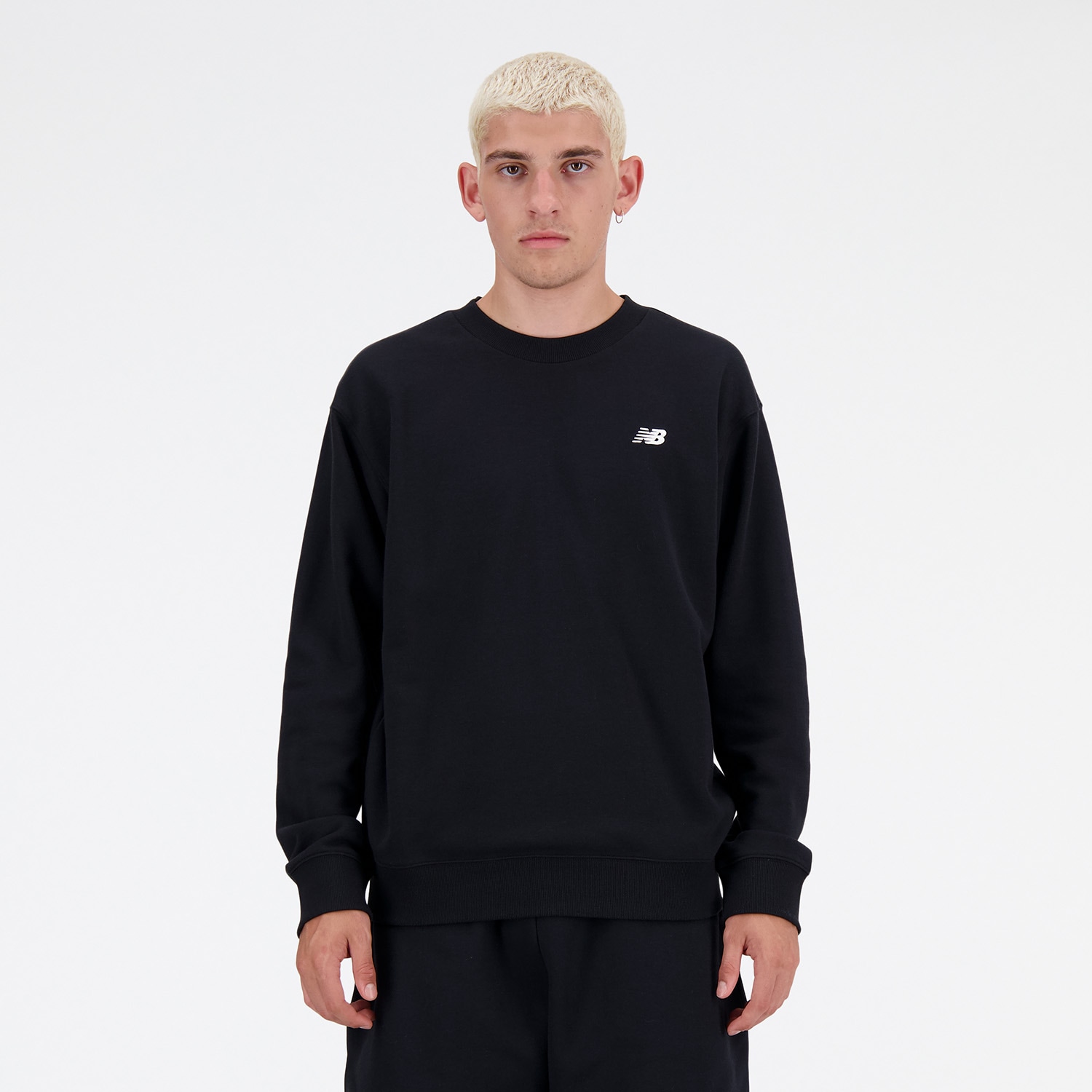 Image of New Balance Sweatshirt "SPORT ESSENTIALS FRENCH TERRY CREW", mit Rundhalsausschnitt, entspannte Passform