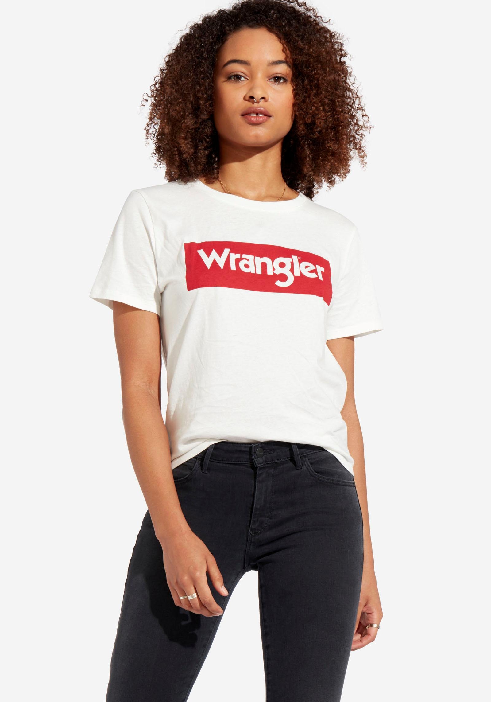 Image of Wrangler T-Shirt, mit Logo-Print bei Ackermann Versand Schweiz