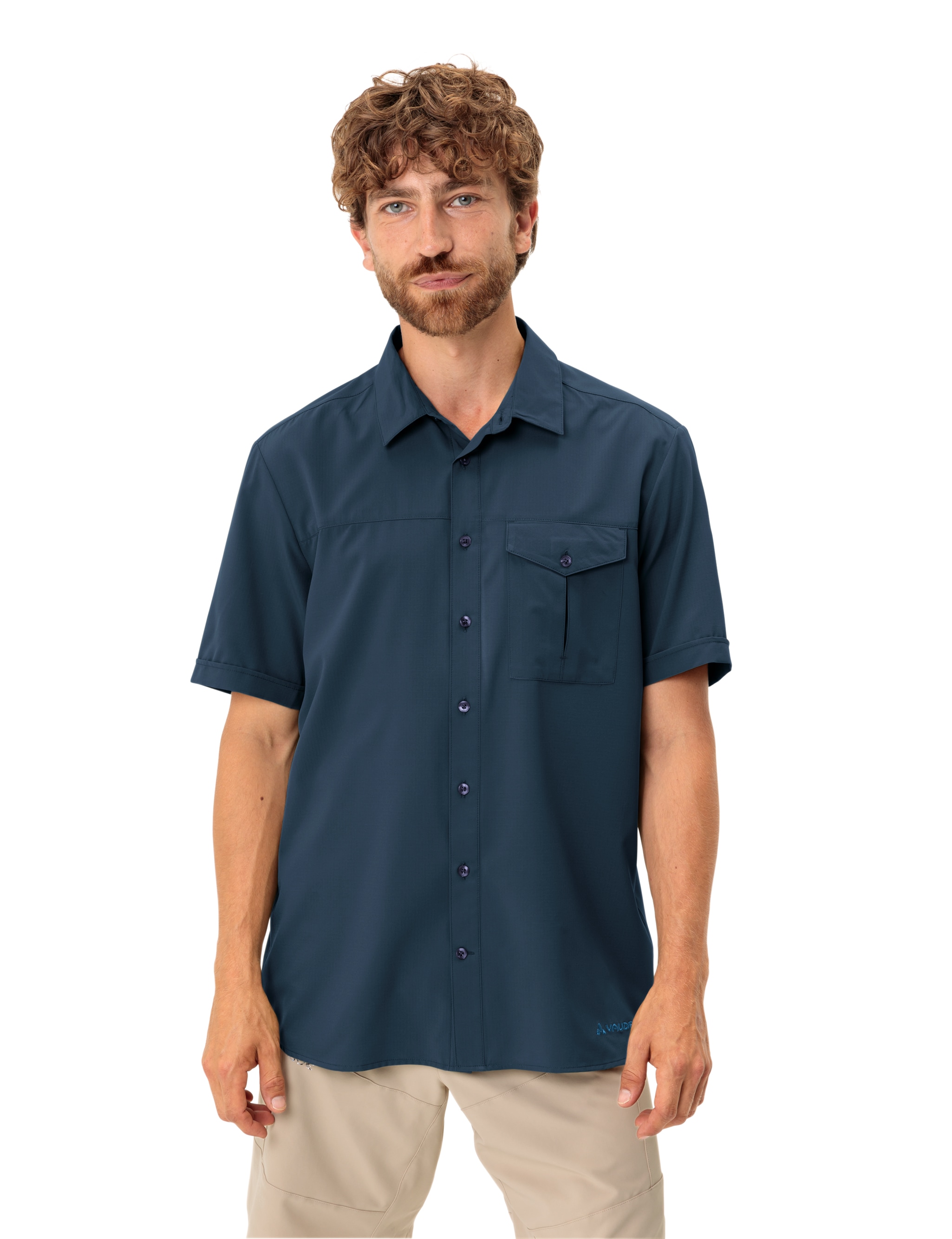 Image of VAUDE Funktionshemd "MENS ROSEMOOR SHIRT II" mit kurzer Ärmellänge, atmungsaktives und schnelltrocknendes Material