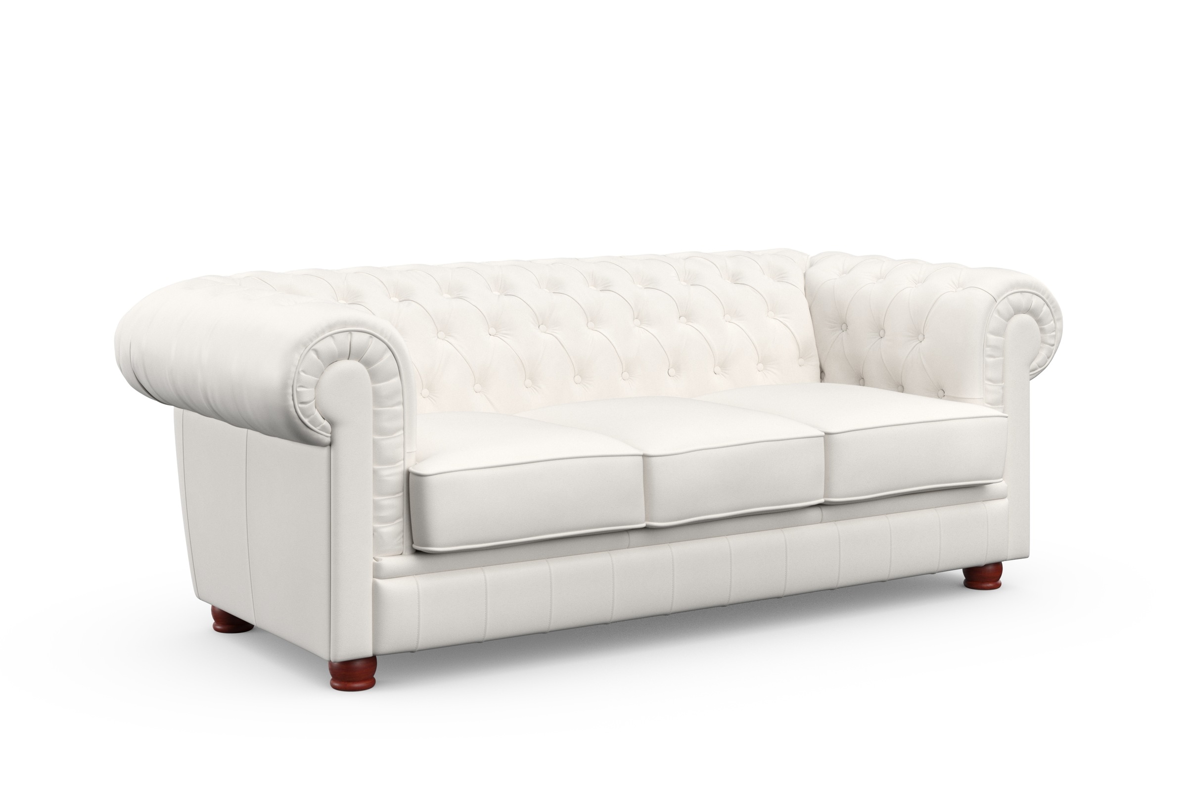 Max Winzer® Chesterfield-Sofa »Kent edel und bequem, tolle Detailverarbeitung, komfortable Armlehnen«, 3-Sitzer mit aufwendiger Knopfheftung, Breite 205 cm