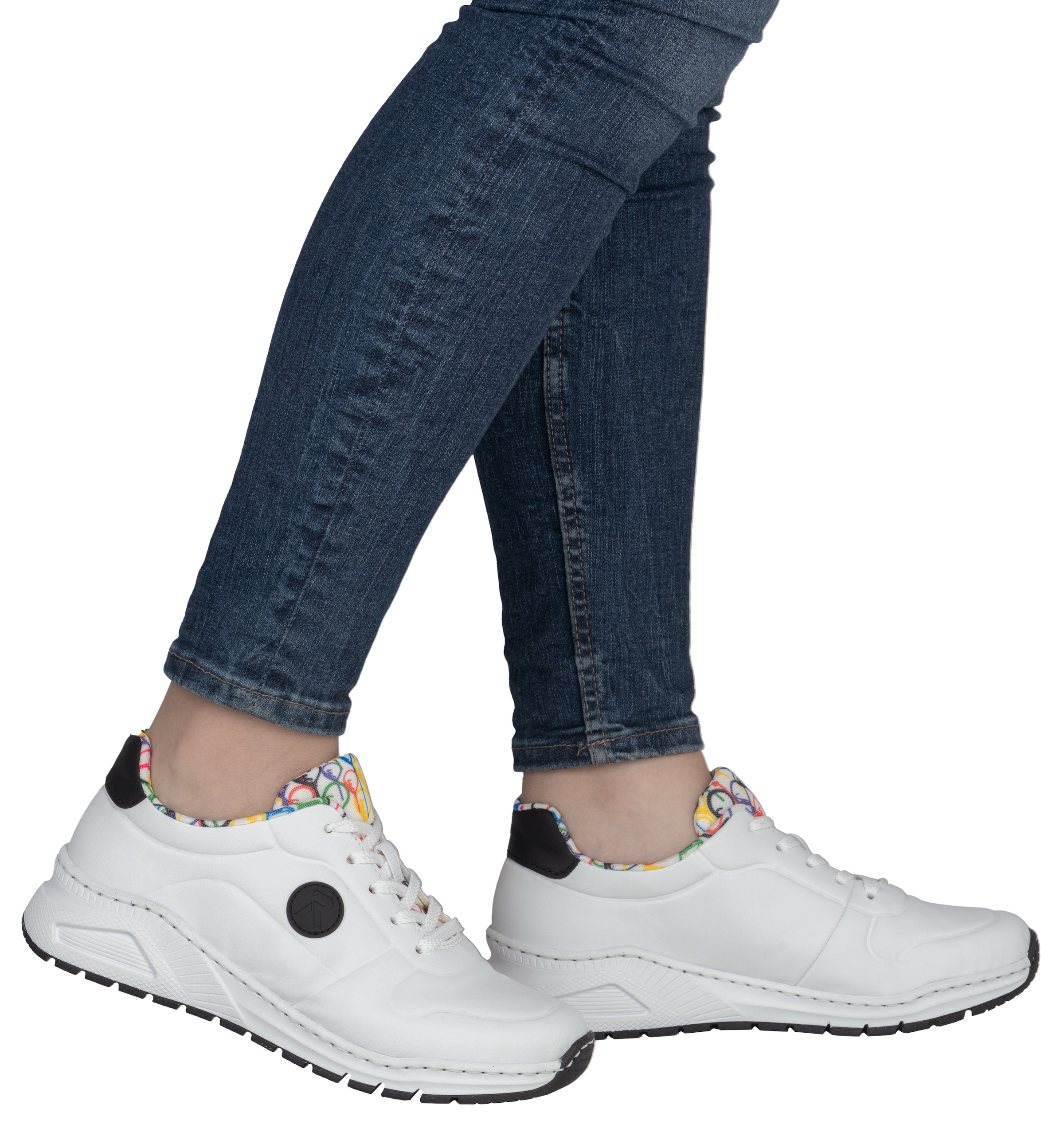 Rieker Sneakers  mit MemoSoft-Innensohle, Freizeitschuh, Halbschuh, Schnürschuh