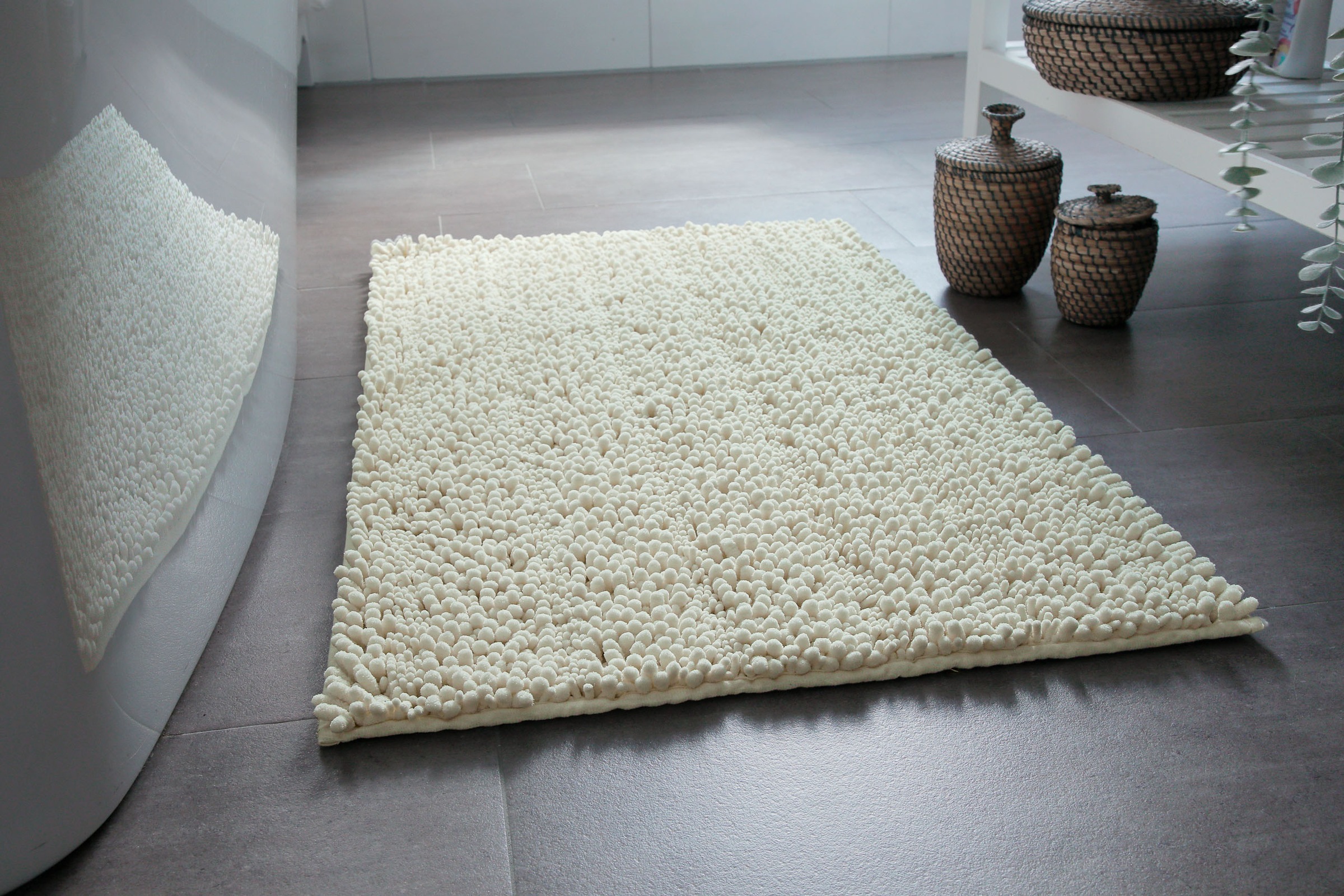 Image of Wecon home Basics Badematte "Benno" Höhe 22 mm waschbar, rutschfest, sehr weich, strapazierfähig, Chenille, robust