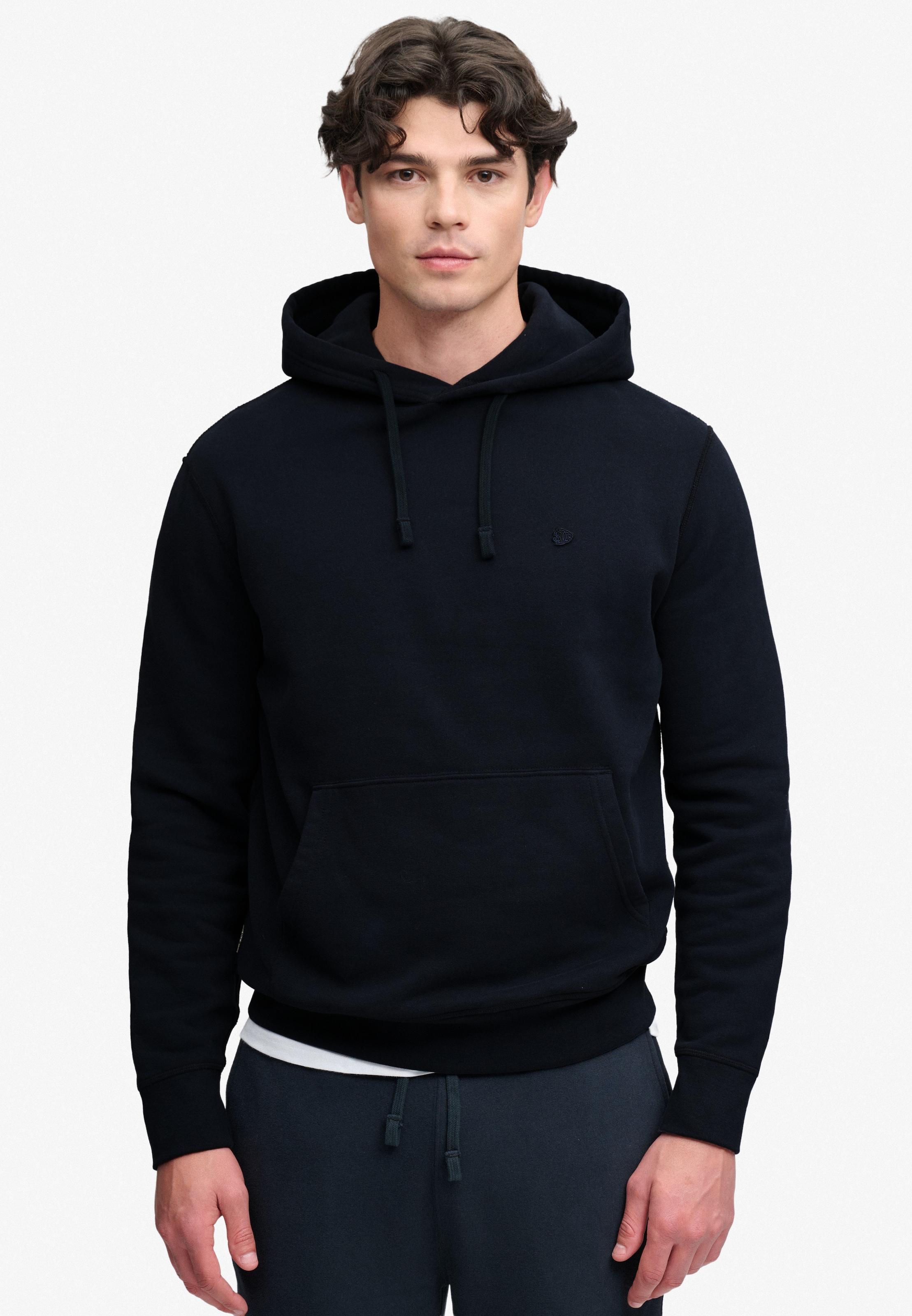 Image of Superdry Kapuzensweatshirt "ESSENTIAL SDCO LOGO HOOD", Baumwollmischung, regular fit