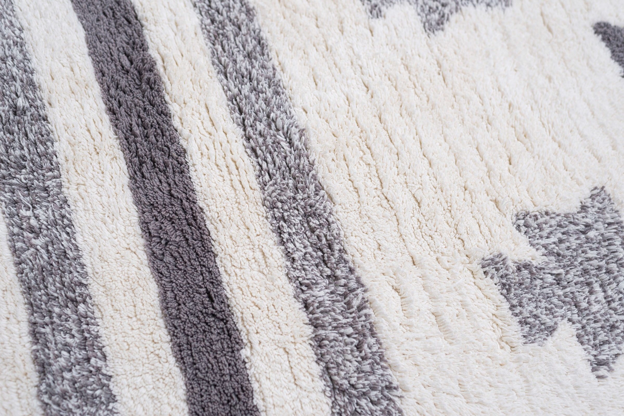 TOM TAILOR HOME Badematte »Ethno Bath«, fussbodenheizungsgeeignet, Badteppich, Berber Look, mit Fransen, reine Baumwolle