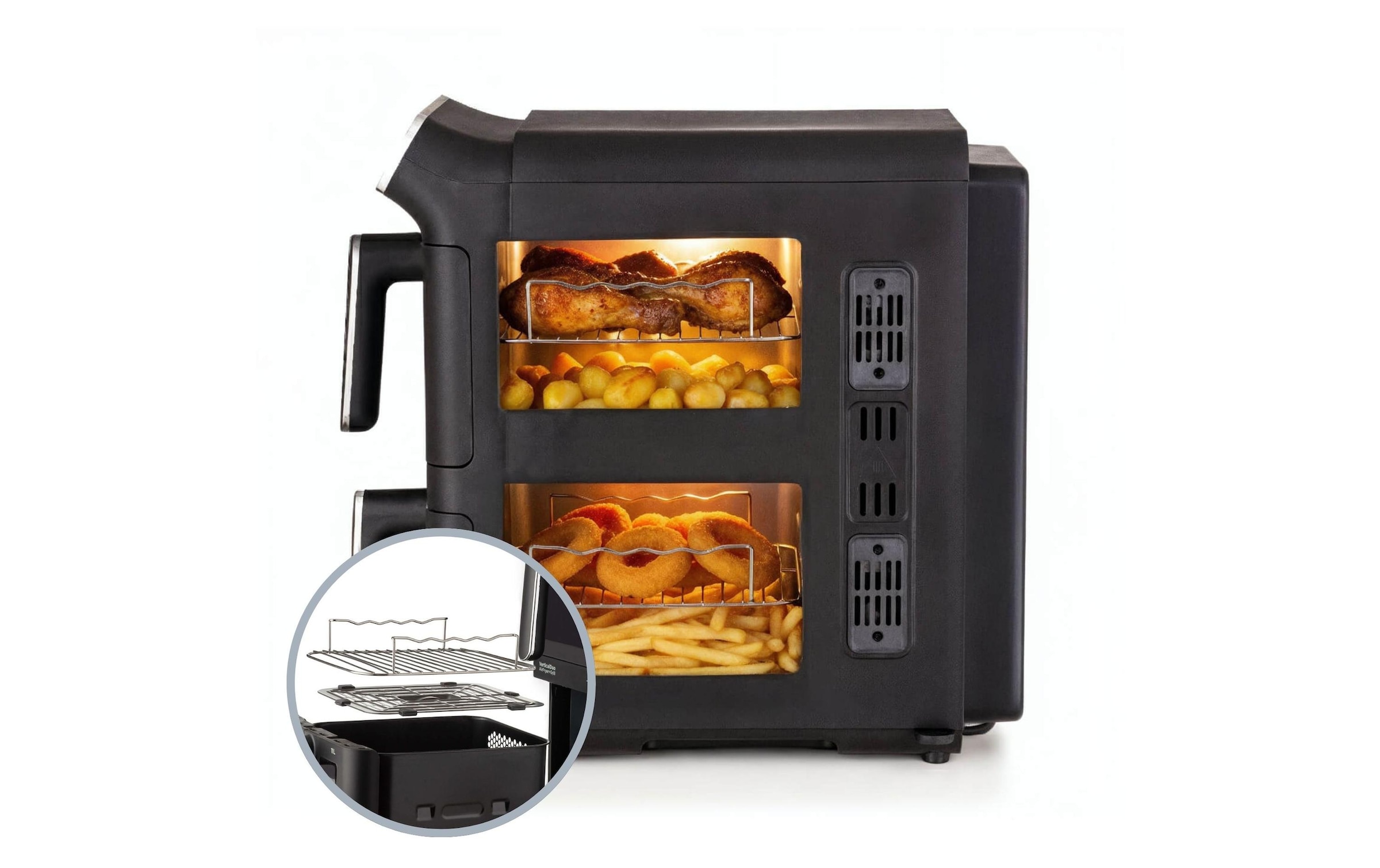 Ariete Heissluftfritteuse »ARI-4640 11 l« 2460 W mit Antihaftbeschichtung