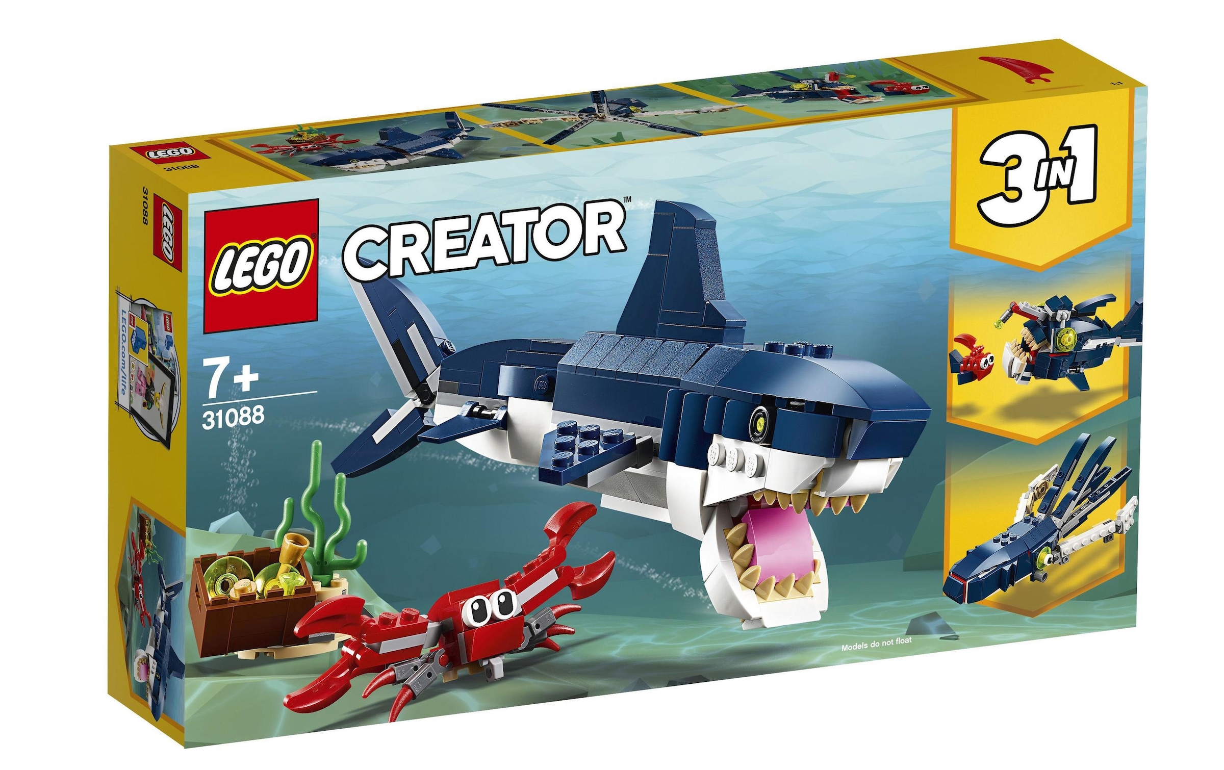 LEGO® Konstruktionsspielsteine »Bewohner der Tiefsee«
