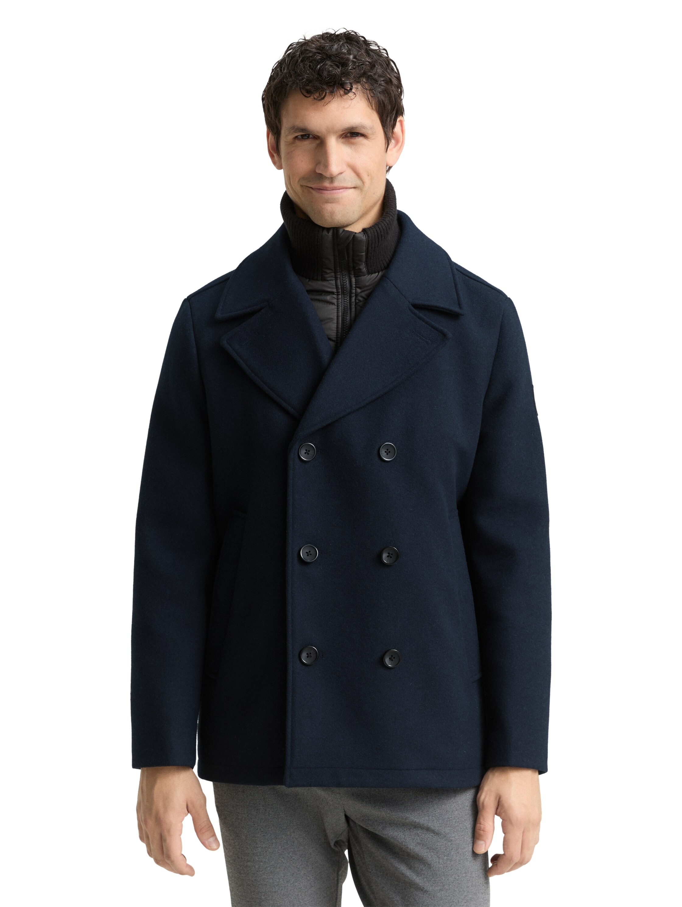 Image of TOM TAILOR Wolljacke mit abnehmbarer Innenjacke