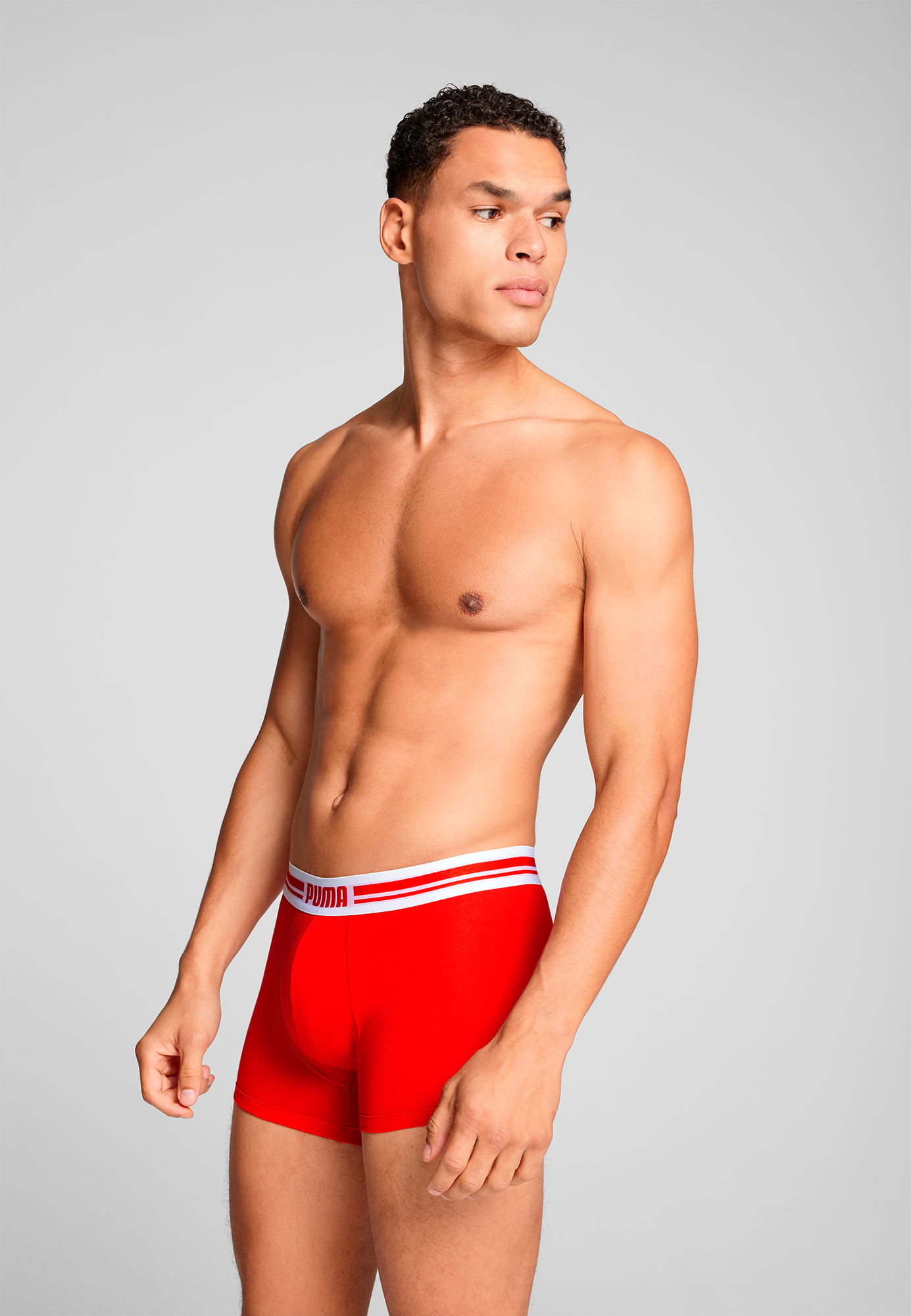 PUMA Boxers »PUMA MEN EVERYDAY PLACED LOGO BOXERS 2P« avec bande tissée logo