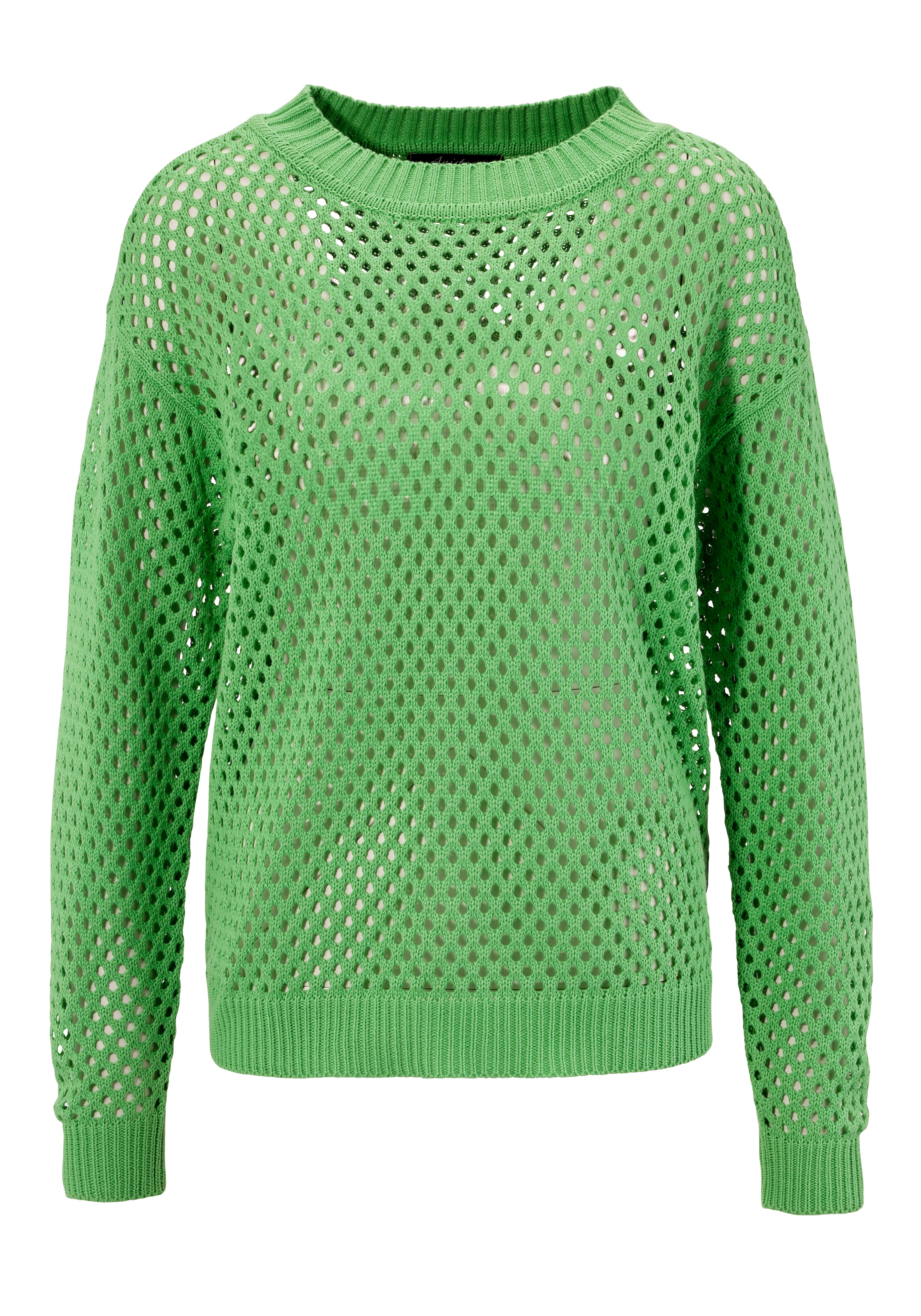 Aniston CASUAL Strickpullover, mit coolen Lochmuster