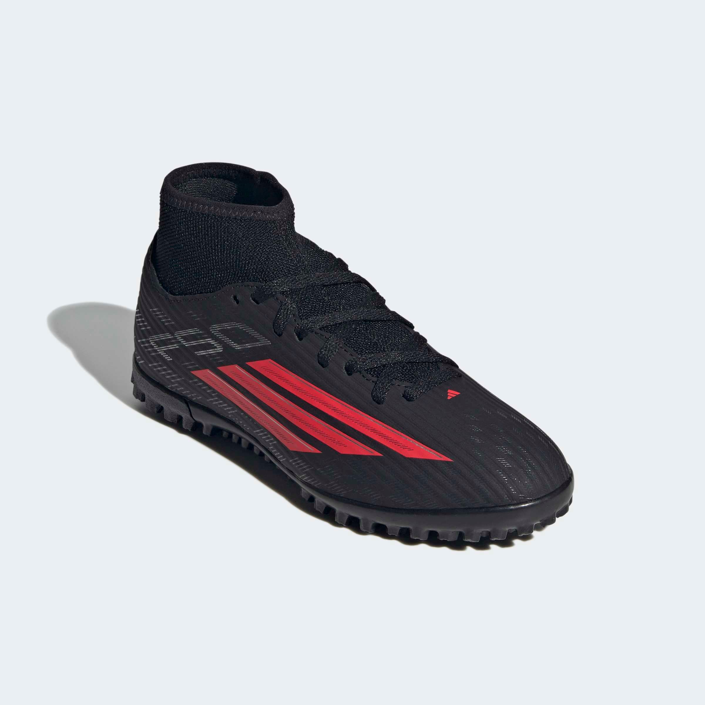 Image of adidas Performance Fussballschuh "F50 CLUB MID CUT TURF KIDS" für Kunstrasen, Hart- und Aschenplätze, für Kinder & Jugendliche